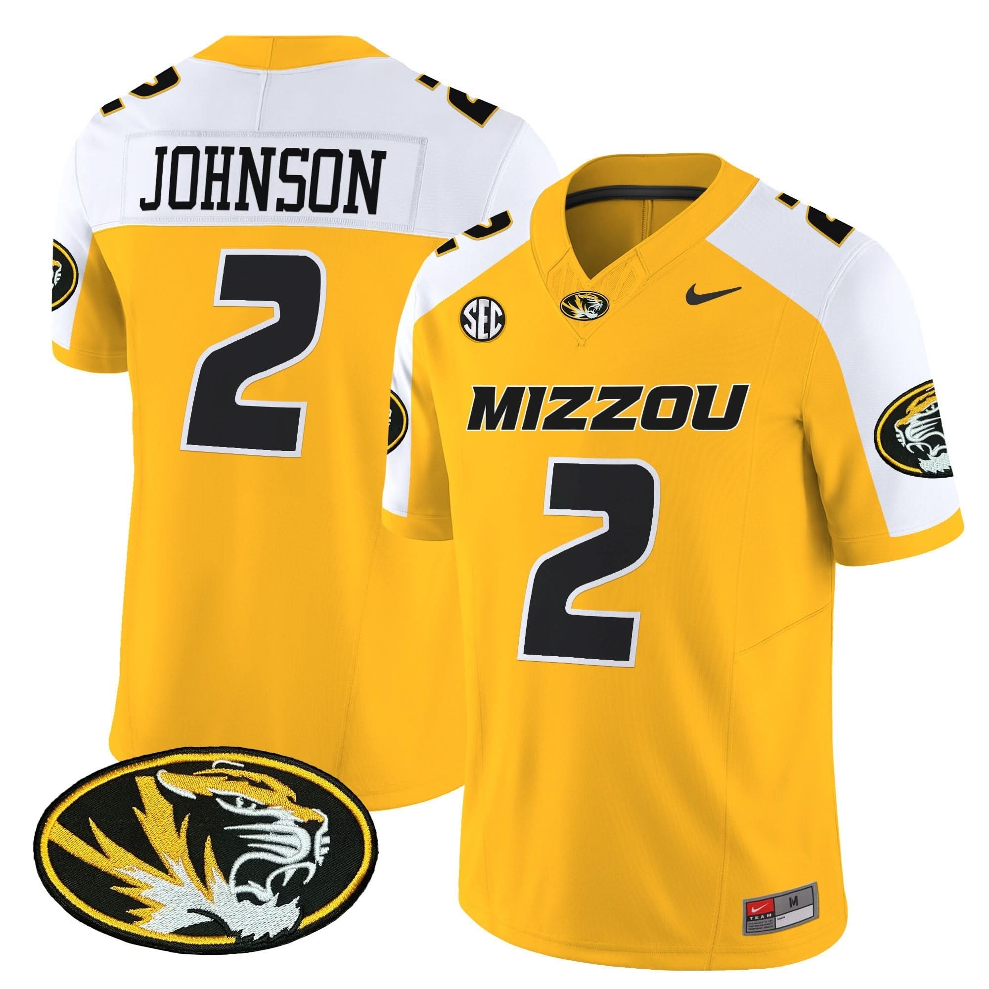 Missouri Tigers Vapor Limited Jersey - All Stitched - Image 3