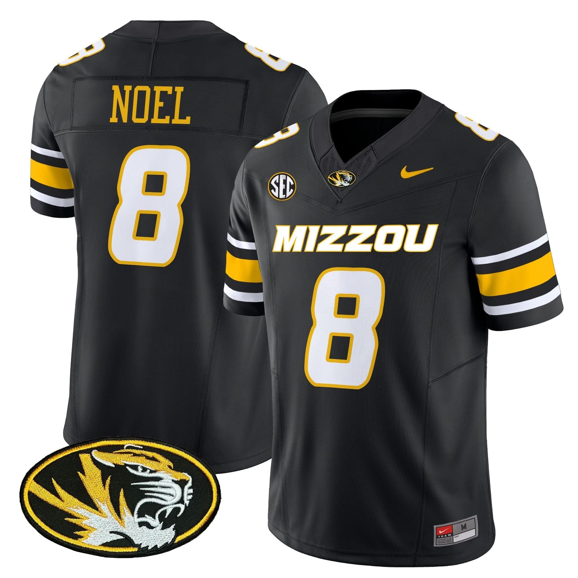 Missouri Tigers Vapor Limited Jersey - All Stitched - Image 8