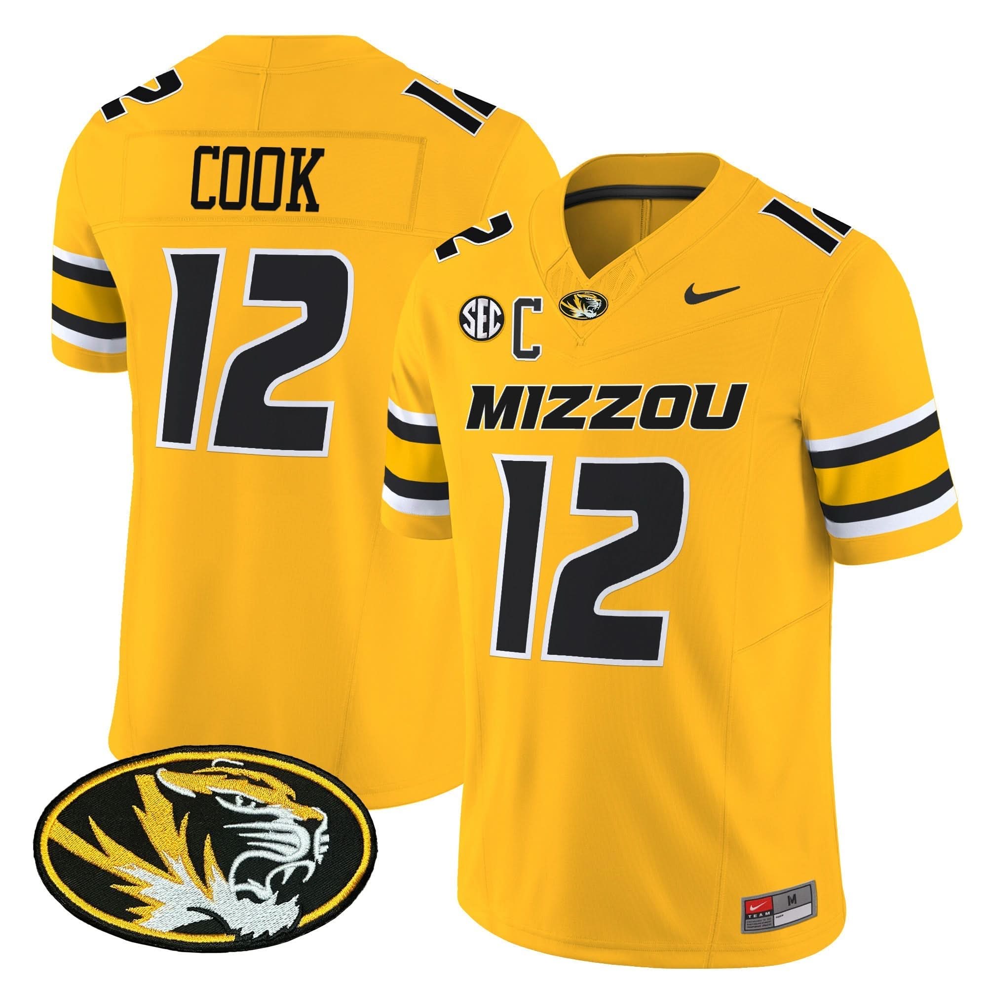 Missouri Tigers Vapor Limited Jersey - All Stitched - Image 15