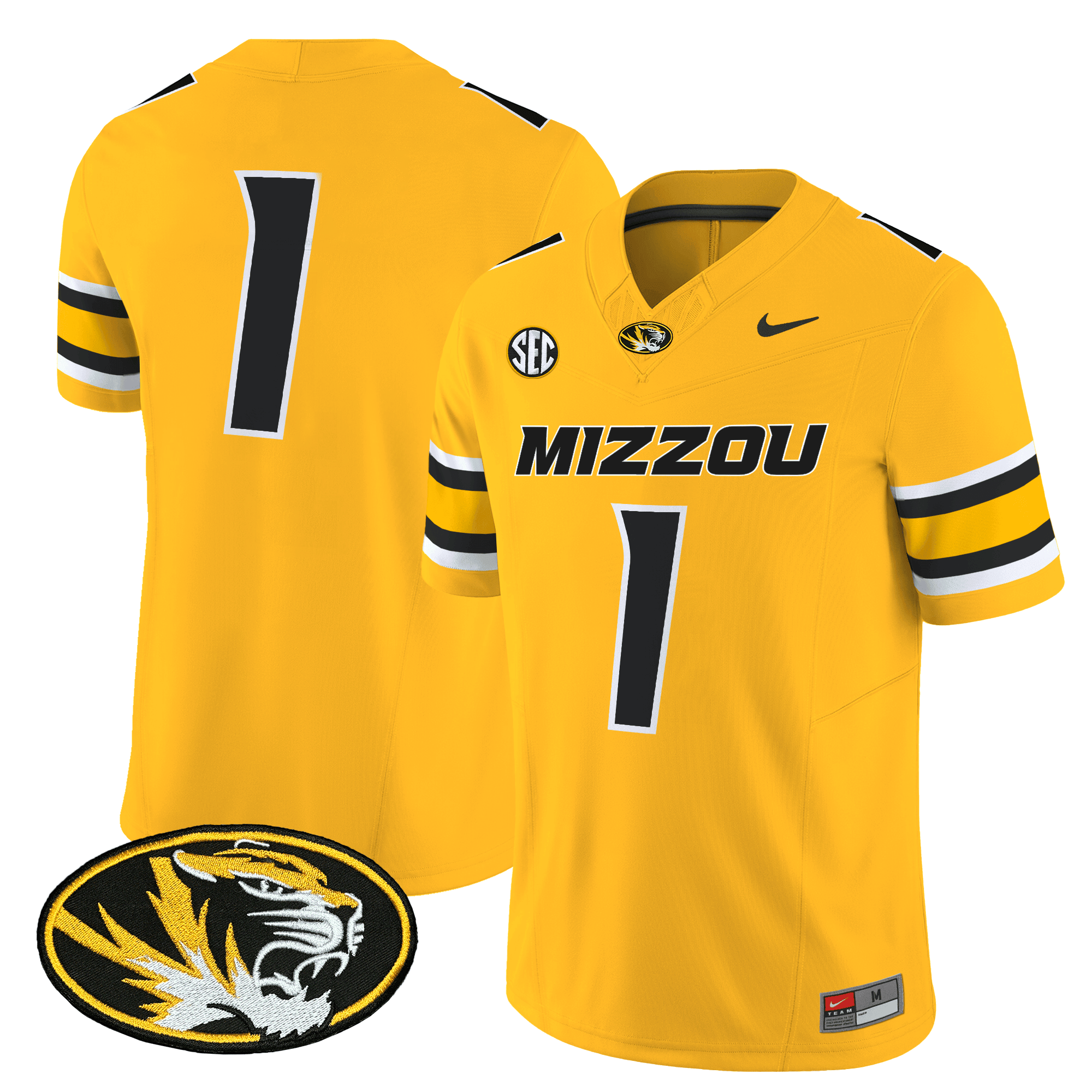 Missouri Tigers Vapor Limited Jersey - All Stitched - Image 21