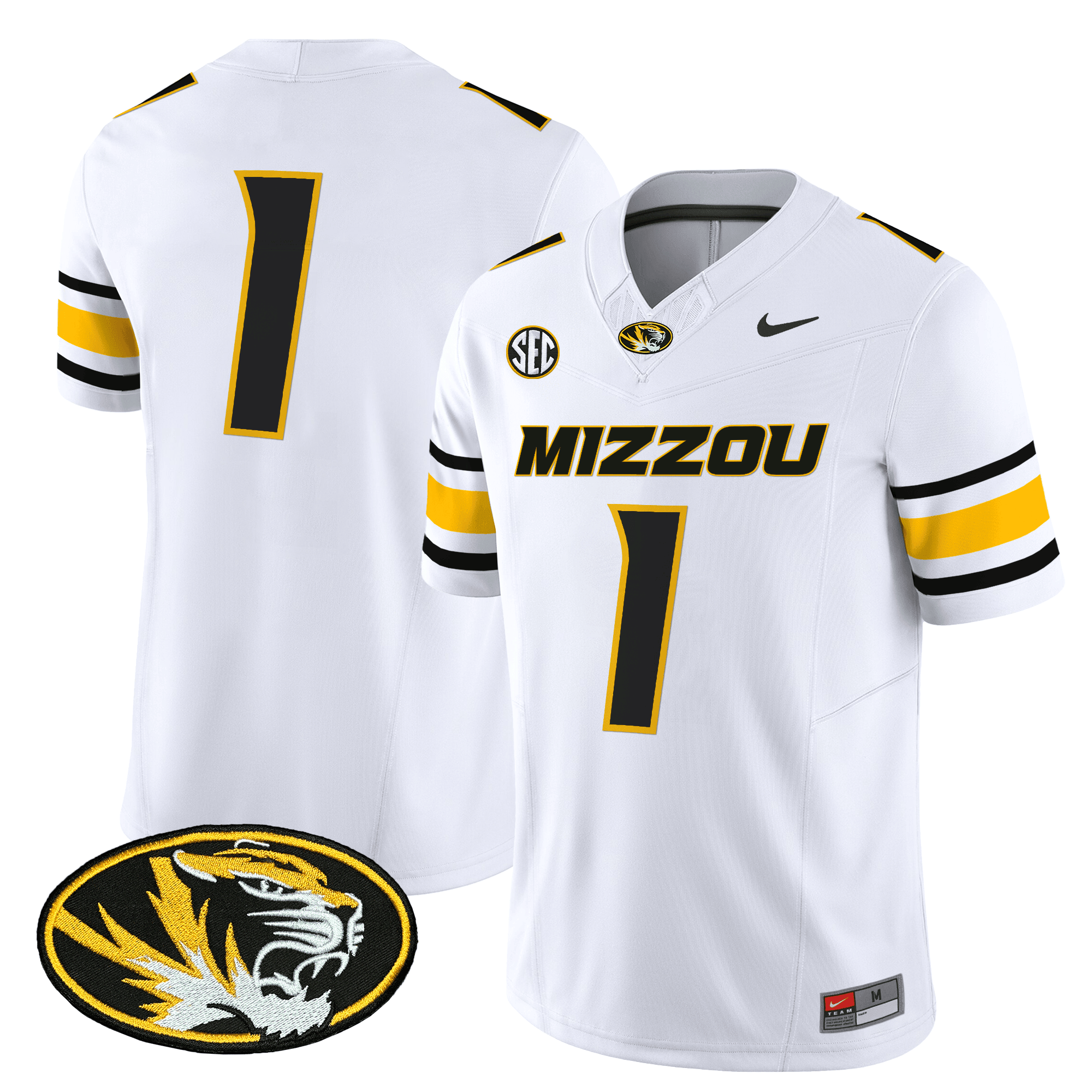 Missouri Tigers Vapor Limited Jersey - All Stitched - Image 29