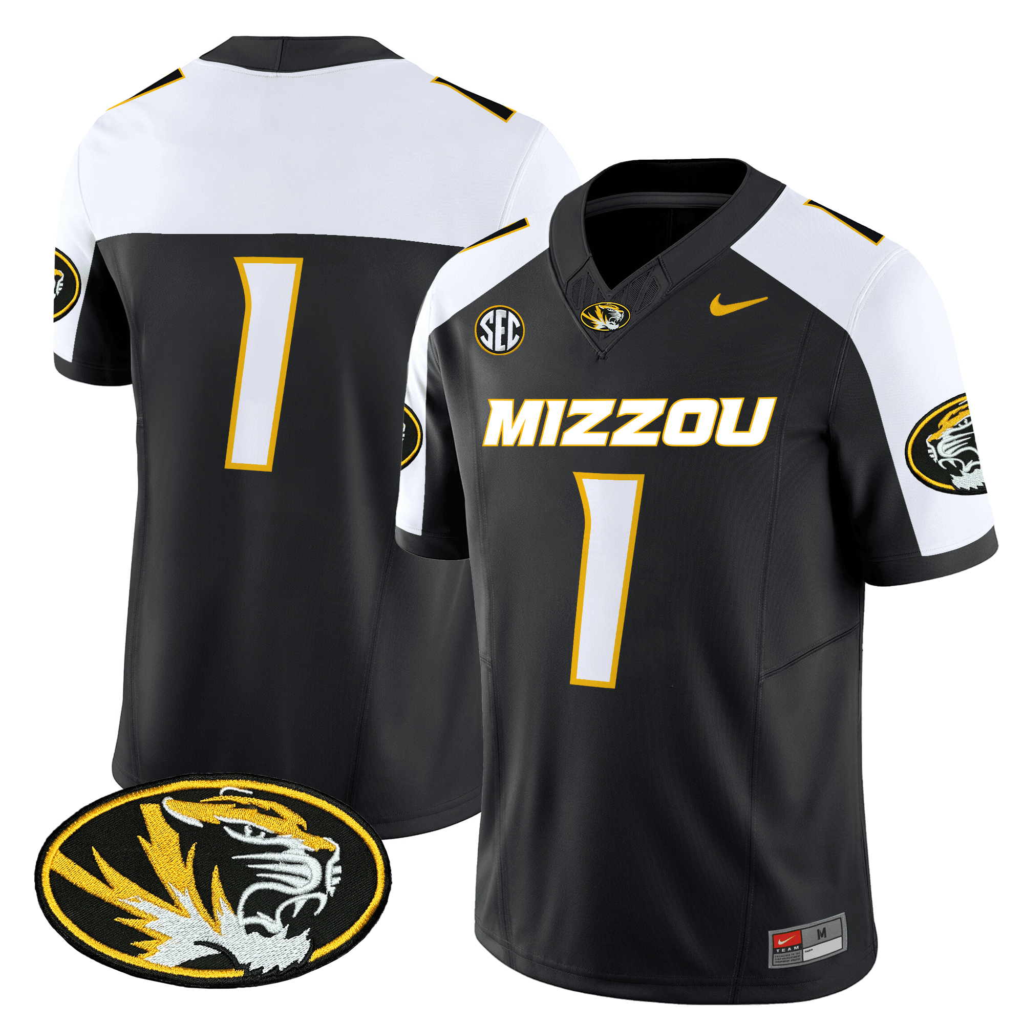 Missouri Tigers Vapor Limited Jersey - All Stitched - Image 33