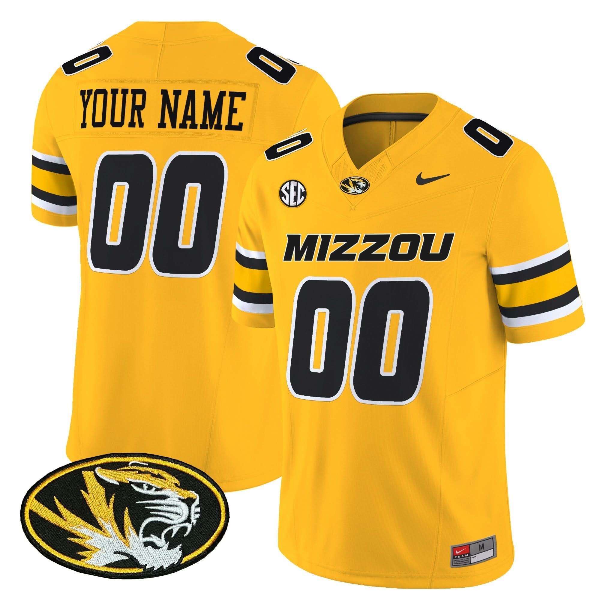 Custom Missouri Tigers Jersey Name, Number Vapor Limited Stitched All Colors - Image 4