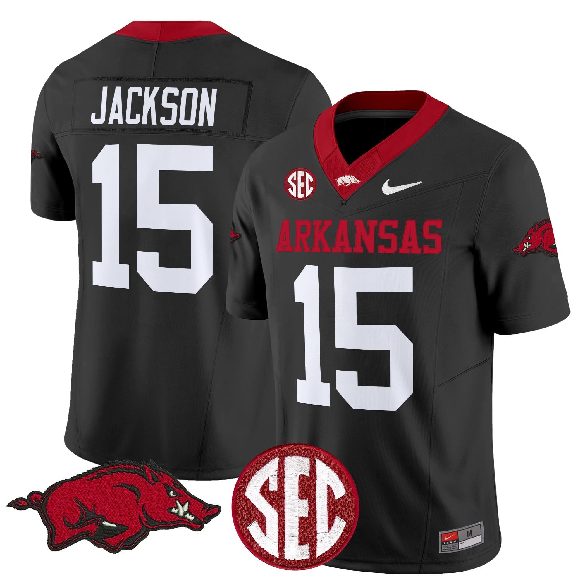 Arkansas Razorbacks Vapor Limited Jersey - All Stitched - Image 24