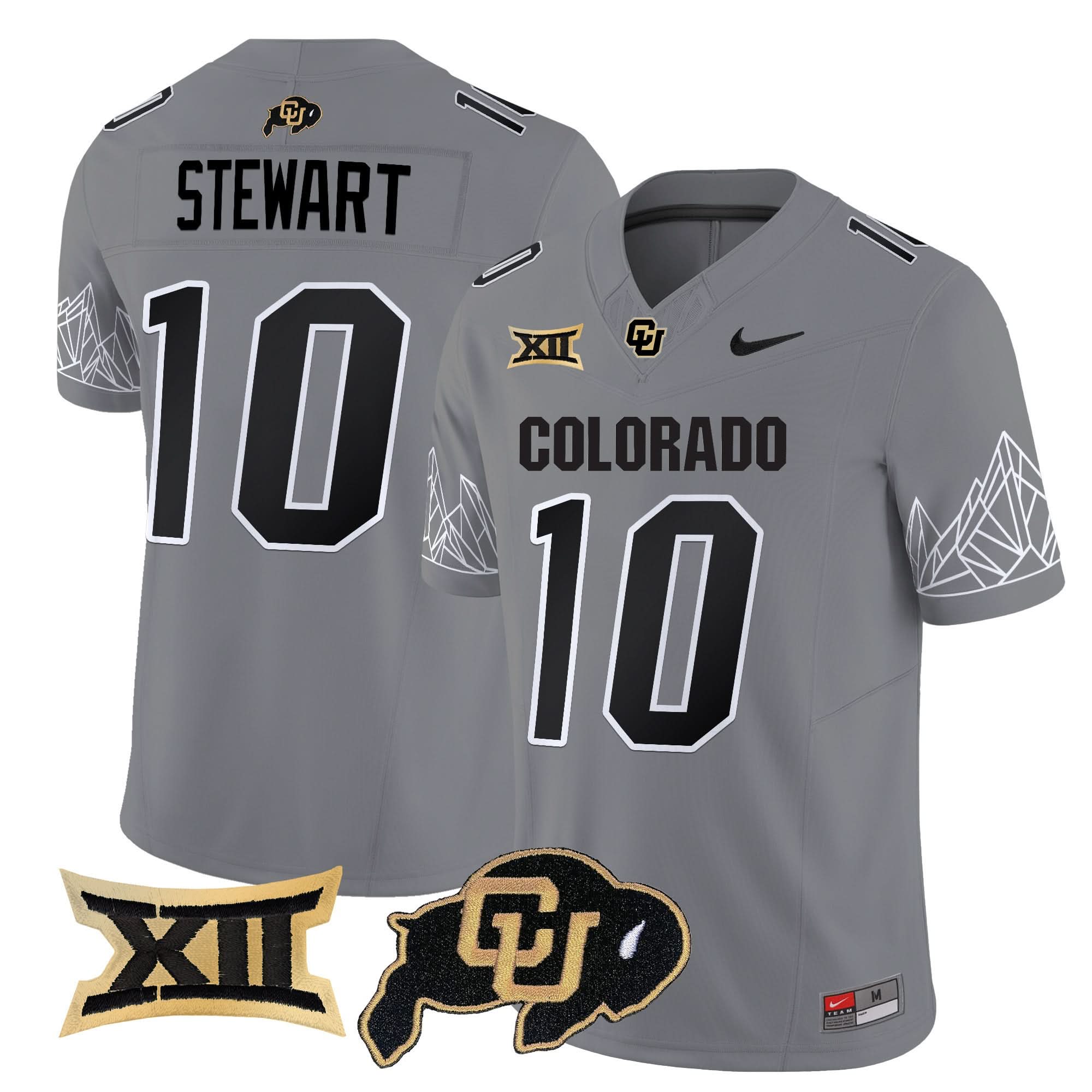Colorado Buffaloes Vapor Limited Jersey V3 - Big 12 XII Patch - All Stitched - Image 15