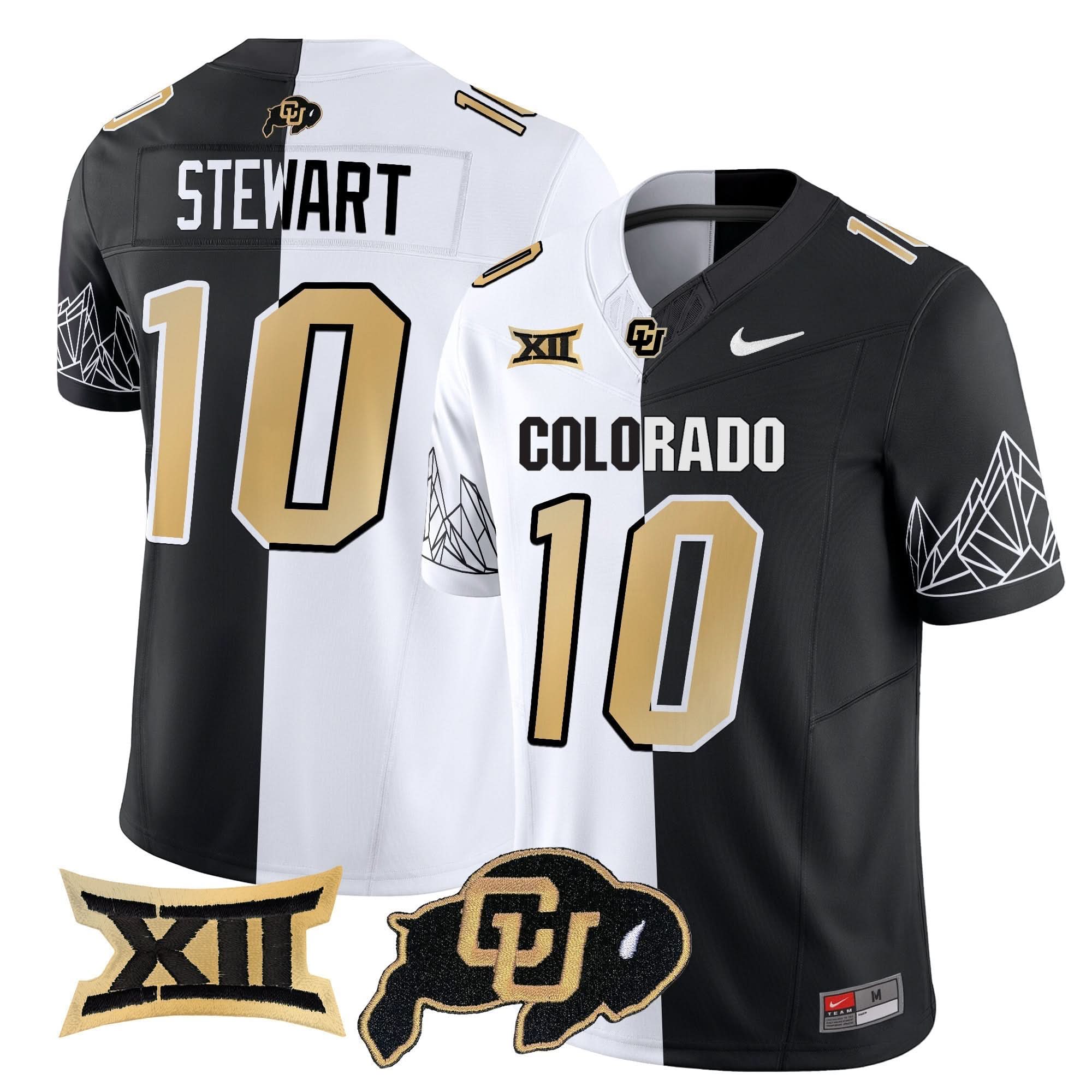 Colorado Buffaloes Vapor Limited Jersey V3 - Big 12 XII Patch - All Stitched - Image 32