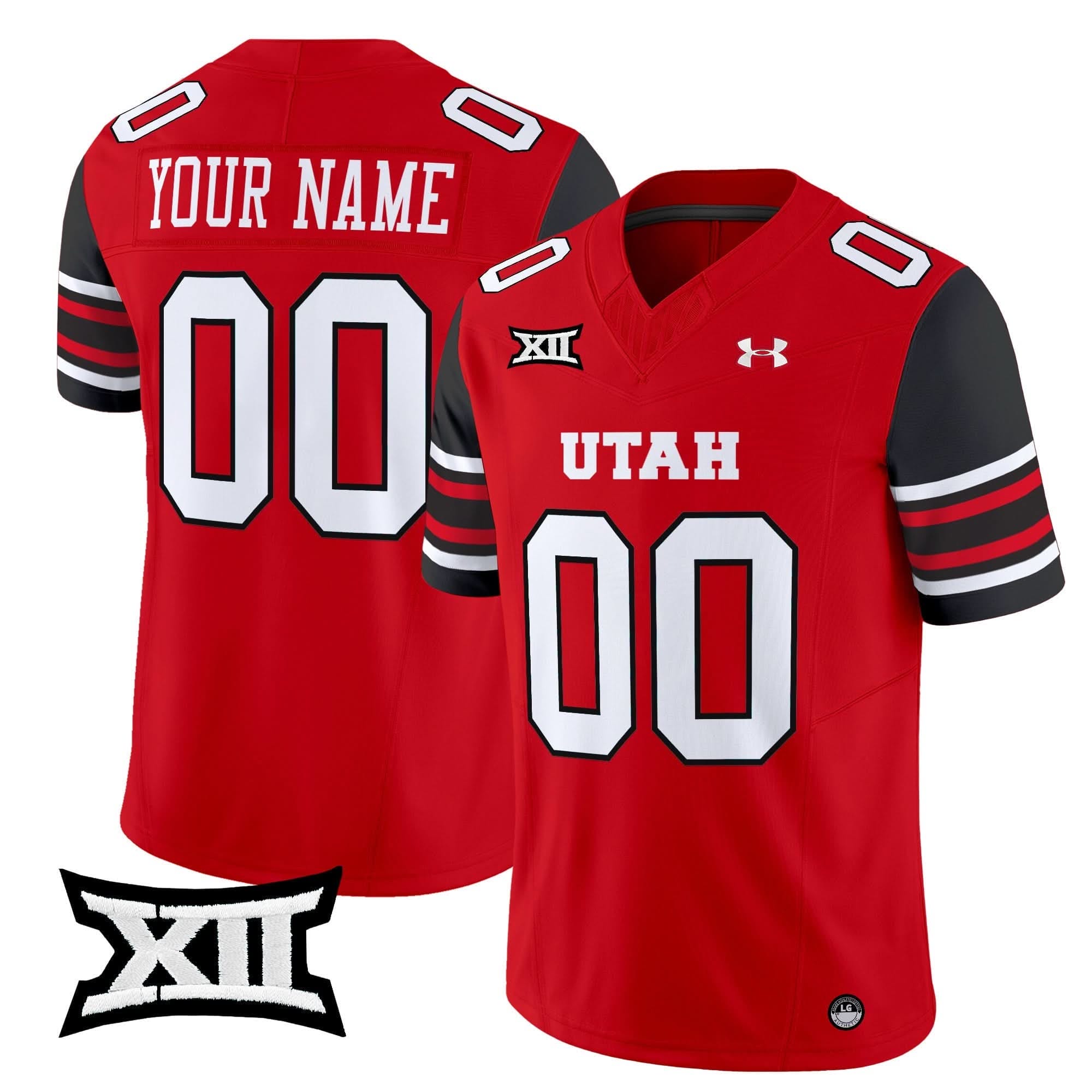 Alternative view of Custom Utah Utes Jersey 2025 Name and Number Vapor Limited - All Stitched