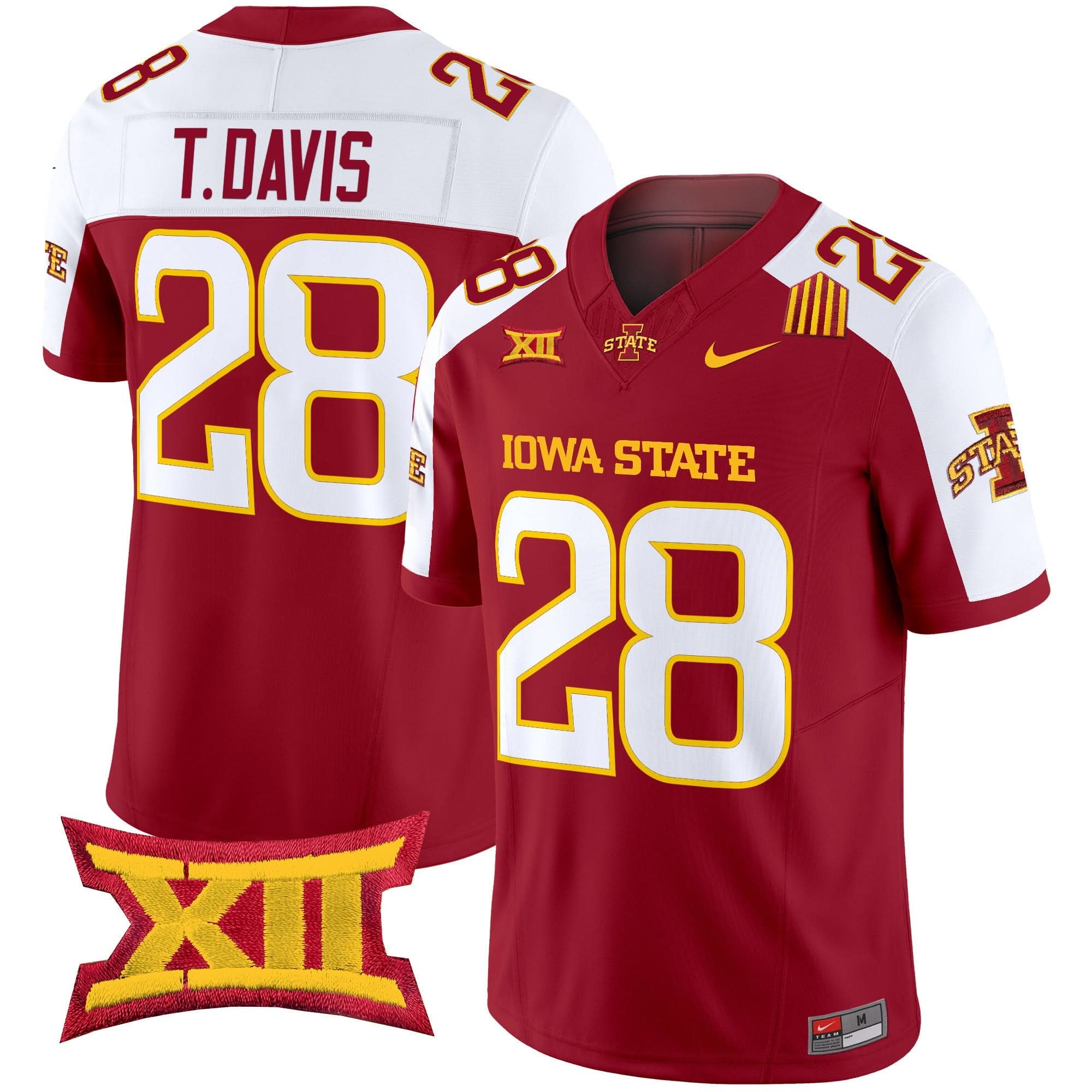 Iowa State Cyclones 2025 Vapor Limited Jersey - All Stitched - Image 51