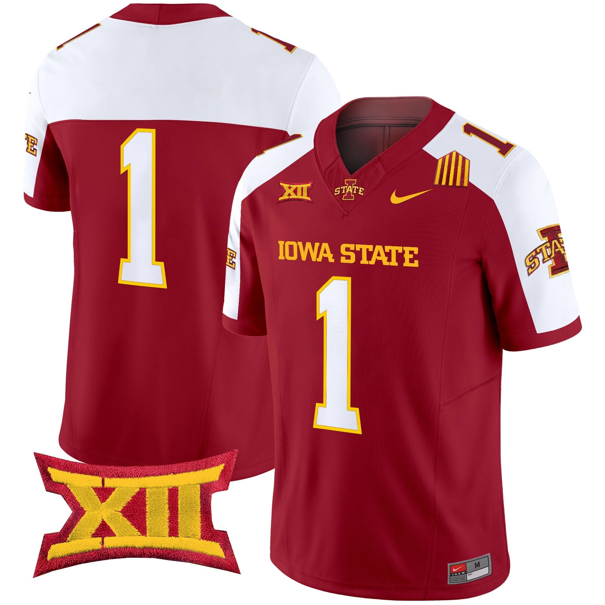 Iowa State Cyclones 2025 Vapor Limited Jersey - All Stitched - Image 54
