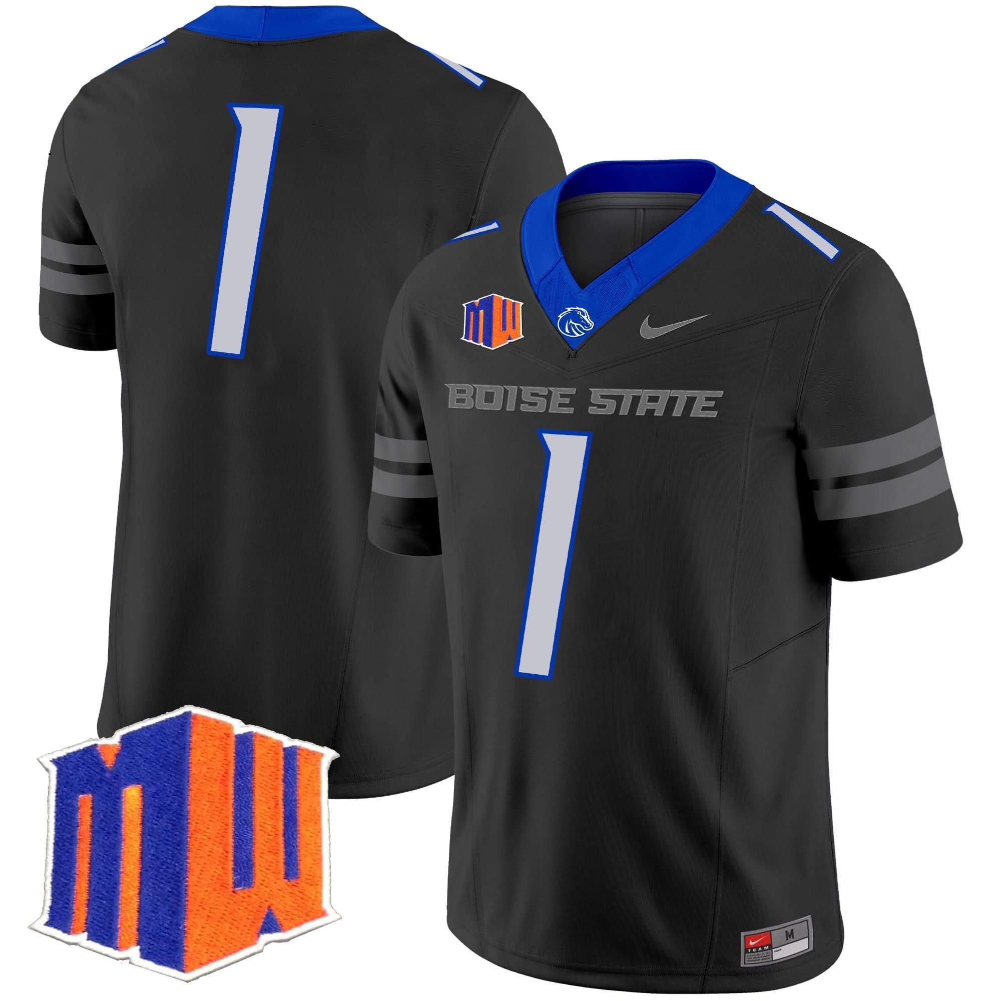 Boise State Broncos 2025 Vapor Limited Jersey - All Stitched - Image 5