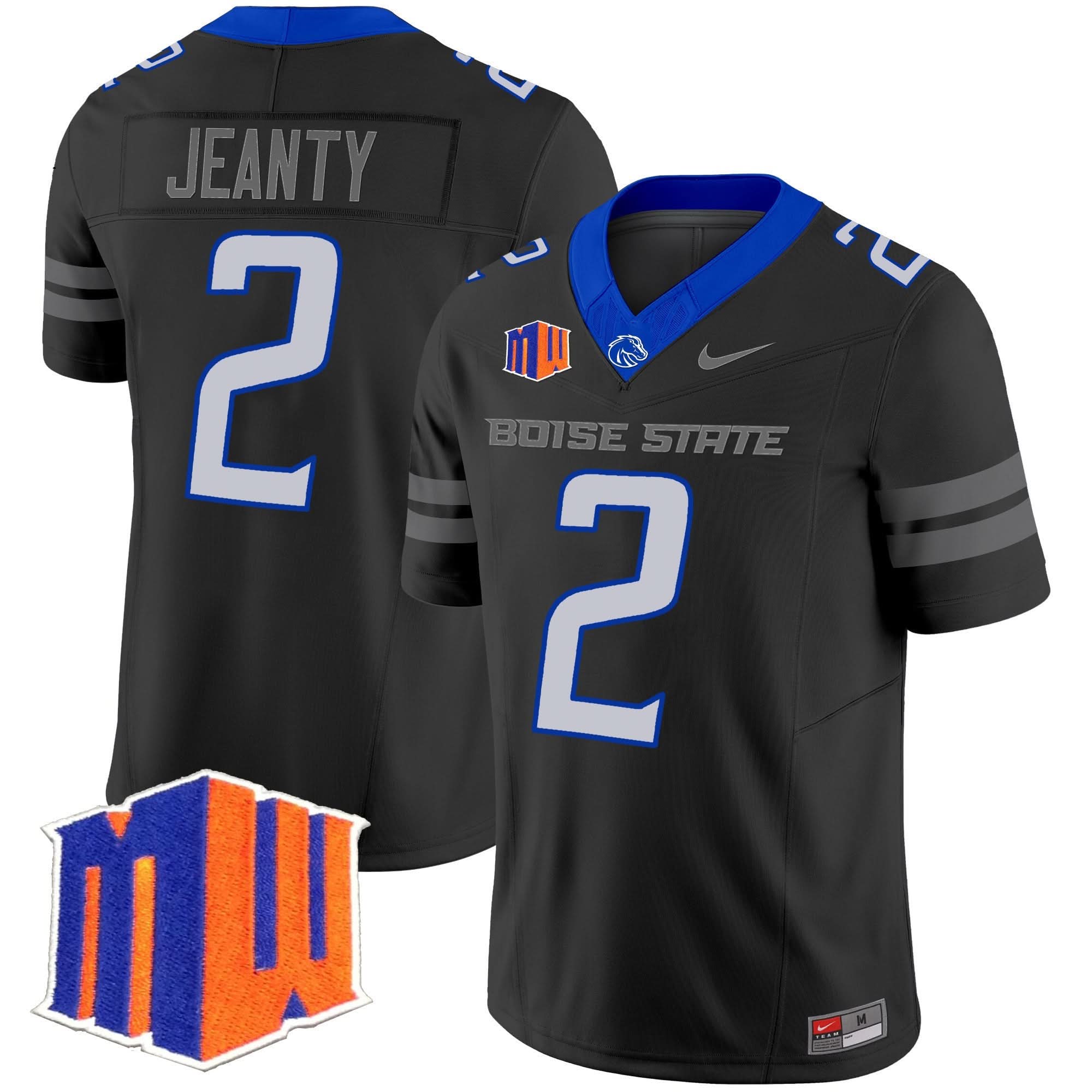 Boise State Broncos 2025 Vapor Limited Jersey - All Stitched - Image 2