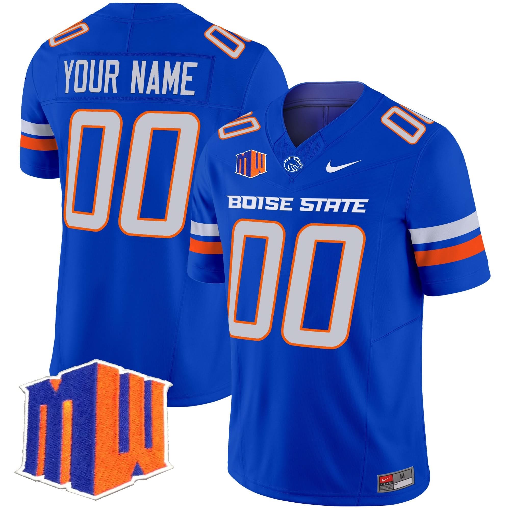 Custom Boise State Broncos Jersey Name, Number 2025 Vapor Limited All Stitched - Image 3