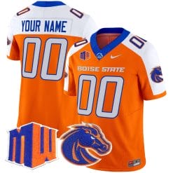 Alternative view of Custom Boise State Broncos Jersey Name, Number 2025 Vapor Limited All Stitched