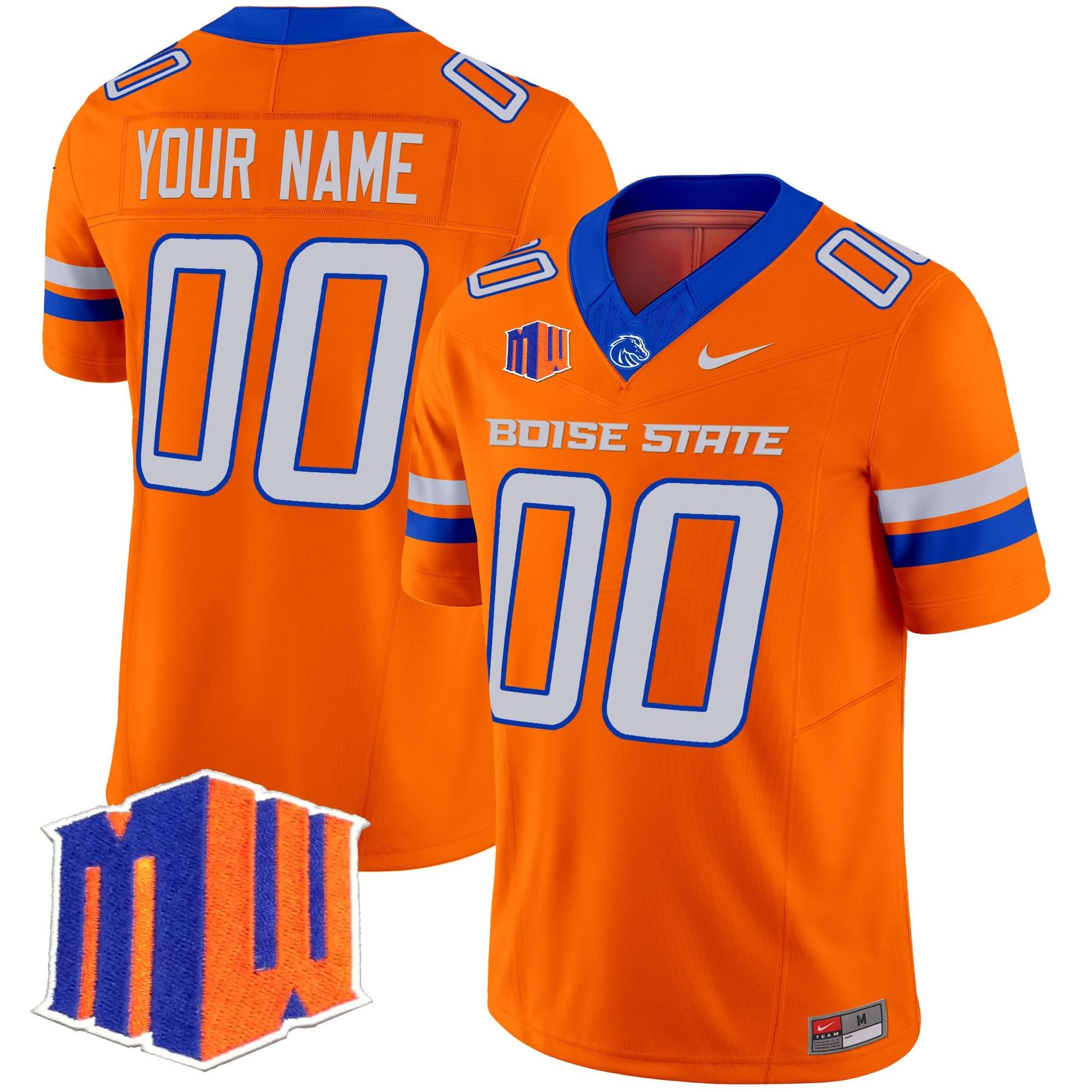 Custom Boise State Broncos Jersey Name, Number 2025 Vapor Limited All Stitched - Image 4