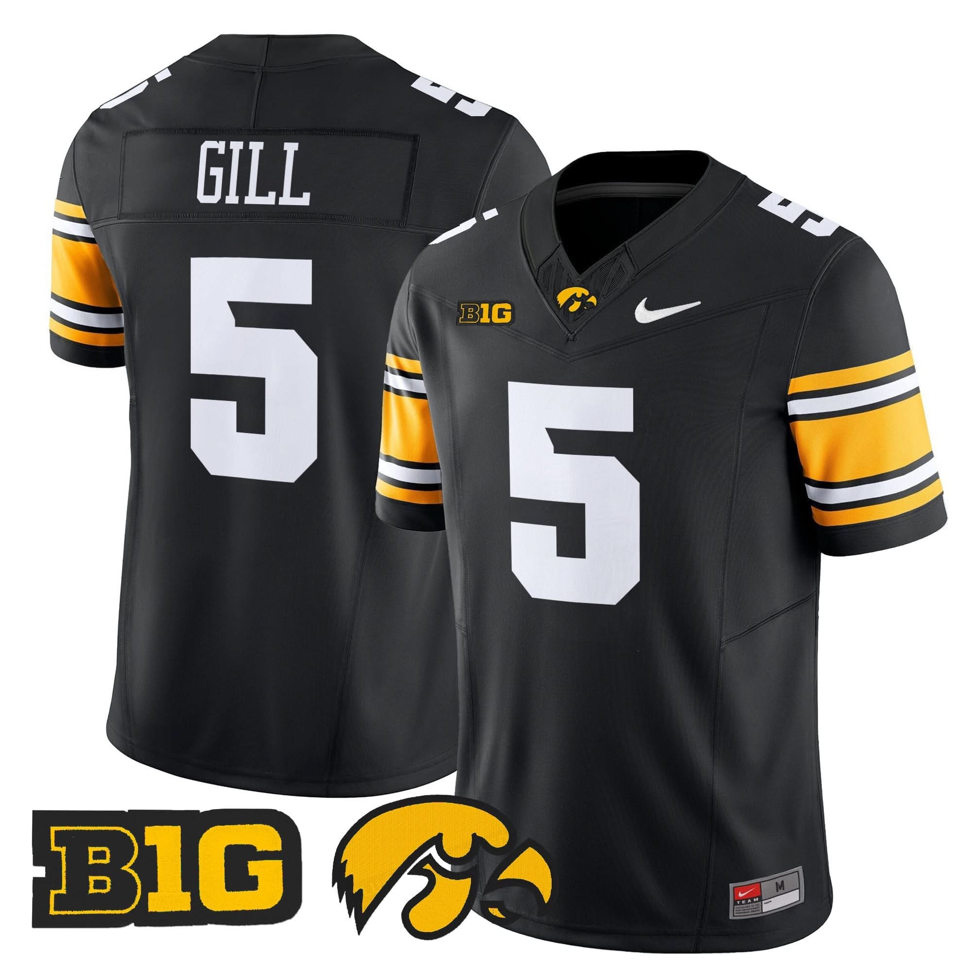 Iowa Hawkeyes 2025 Vapor Limited Jersey - All Stitched - Image 11