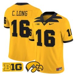 Alternative view of Iowa Hawkeyes 2025 Vapor Limited Jersey - All Stitched