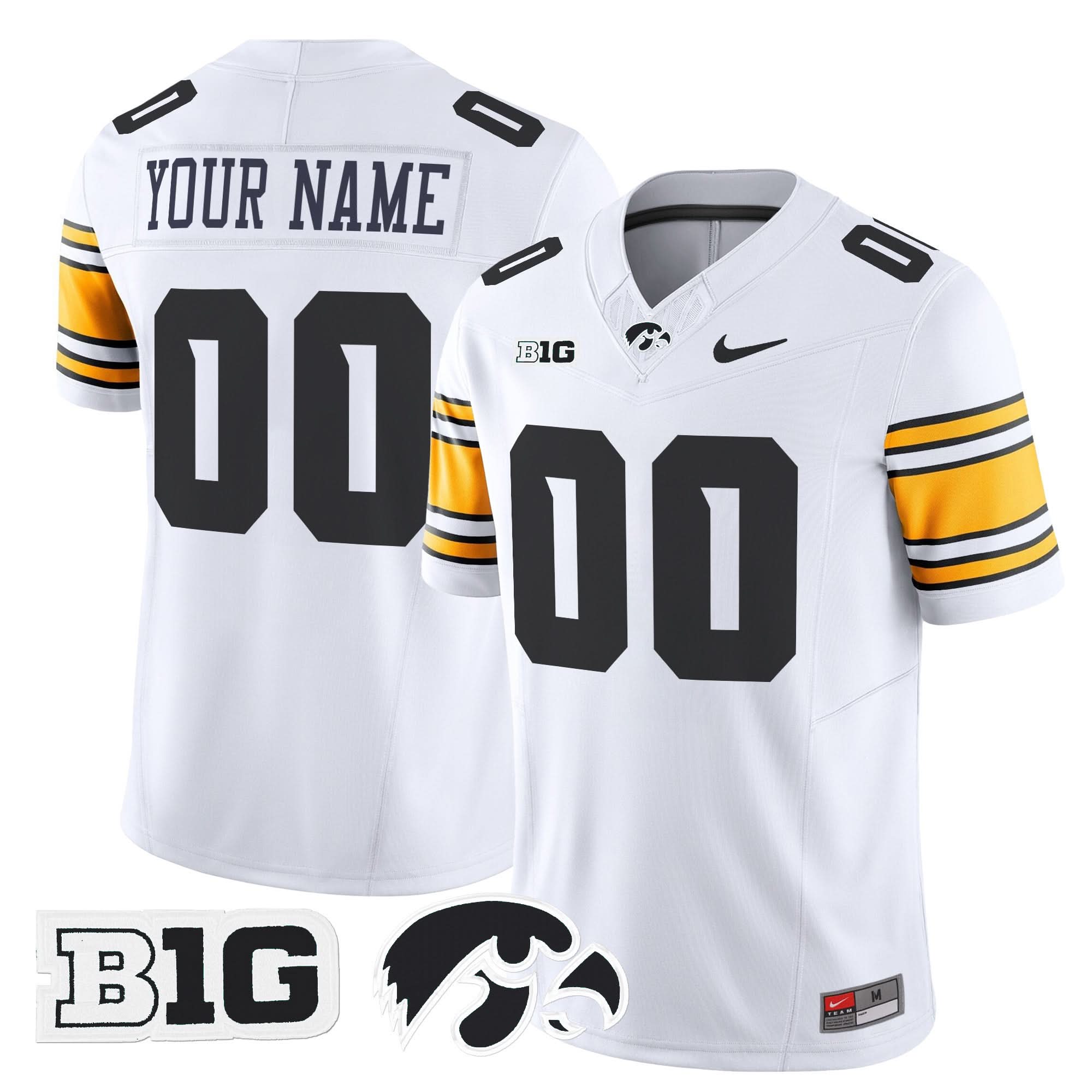 Custom Iowa Hawkeyes Jersey Name, Number 2025 Vapor Limited - All Stitched - Image 5