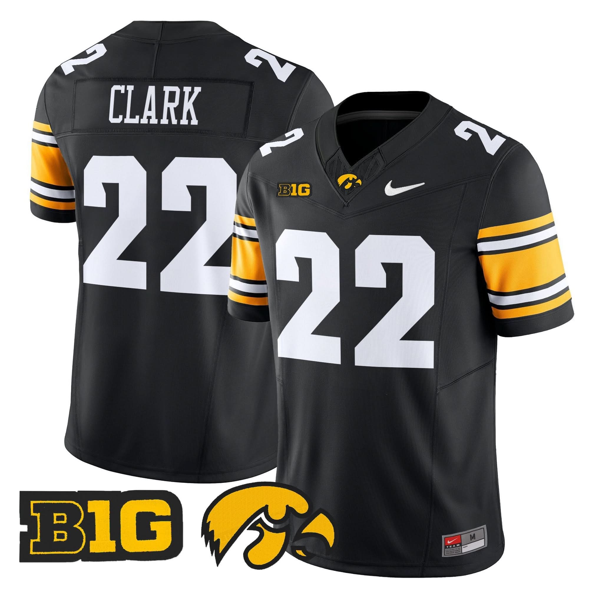 Iowa Hawkeyes 2025 Vapor Limited Jersey - All Stitched - Image 15