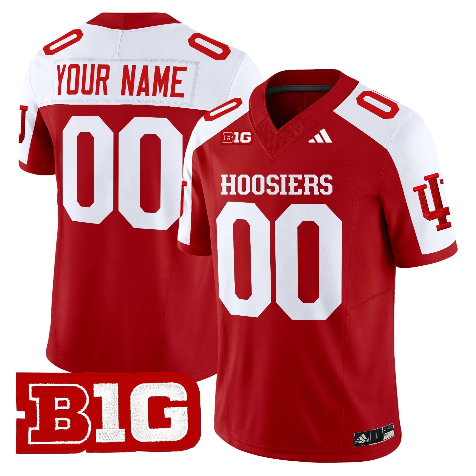 Custom Indiana Hoosiers Jersey Name and Number 2025 Vapor Limited - All Stitched