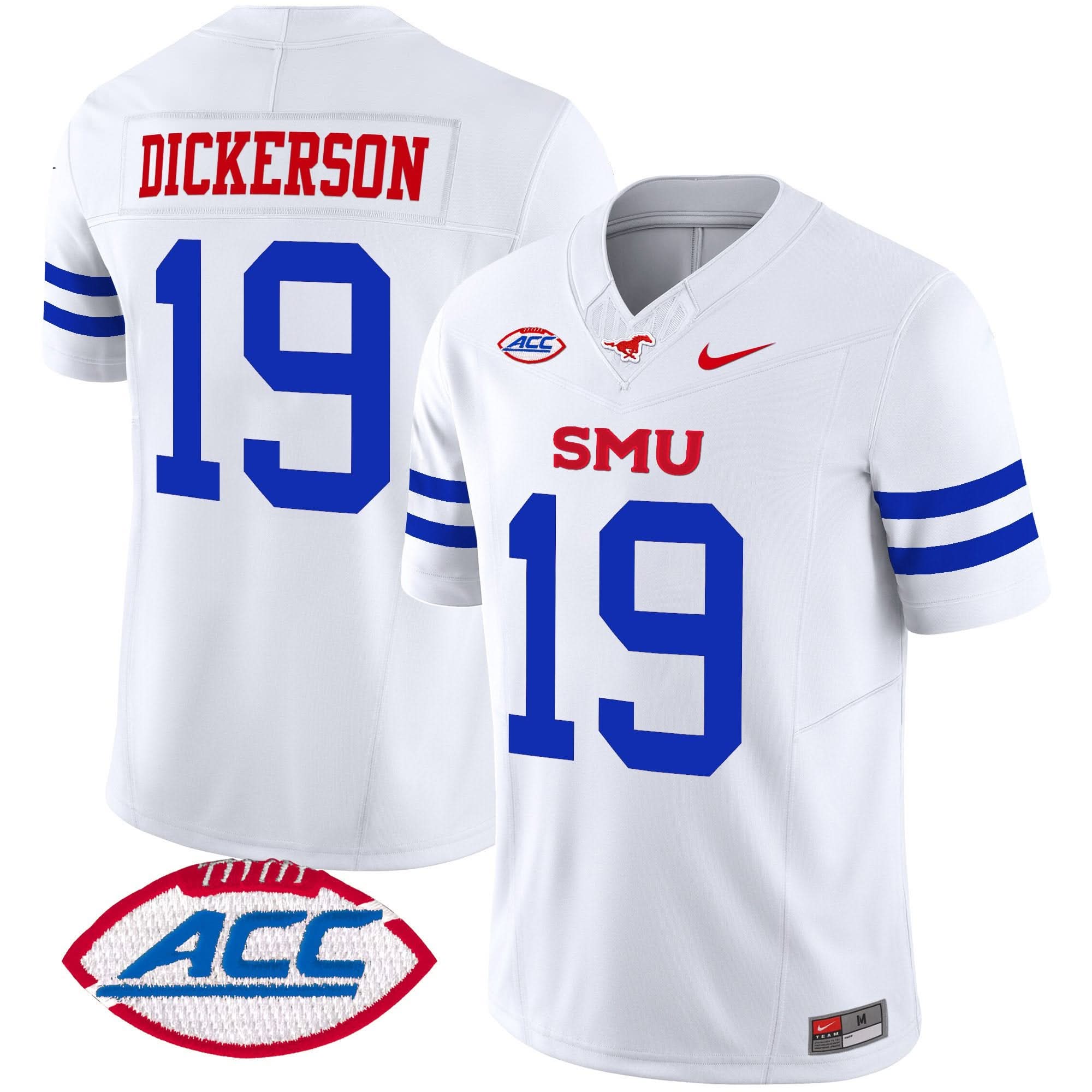 SMU Mustangs 2025 Vapor Limited Jersey - All Stitched - Image 11