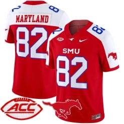 Alternative view of SMU Mustangs 2025 Vapor Limited Jersey - All Stitched