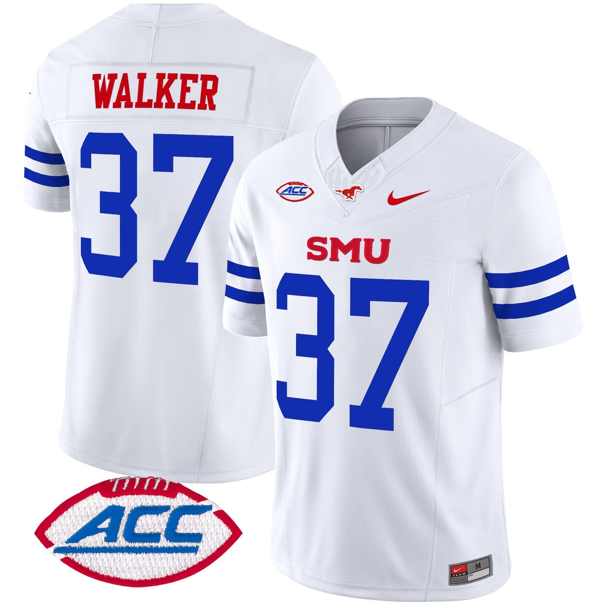 SMU Mustangs 2025 Vapor Limited Jersey - All Stitched - Image 13