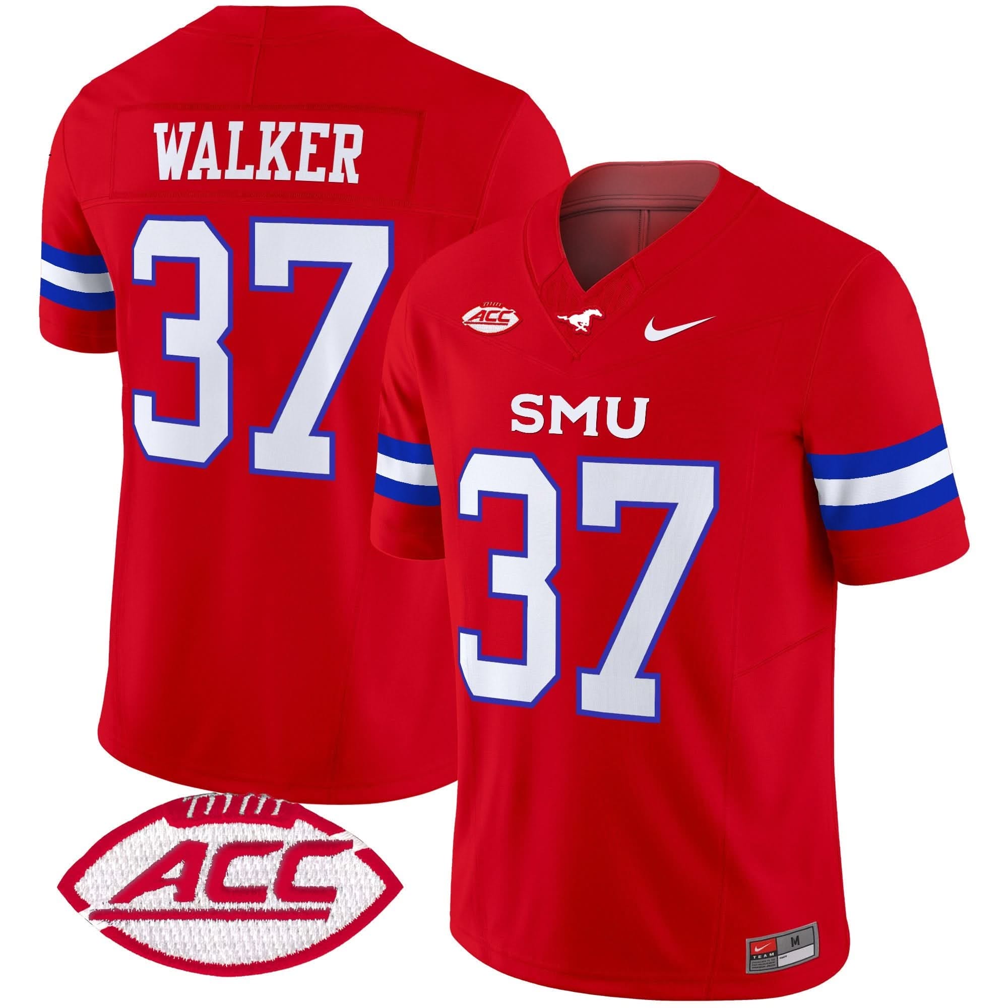 SMU Mustangs 2025 Vapor Limited Jersey - All Stitched - Image 28