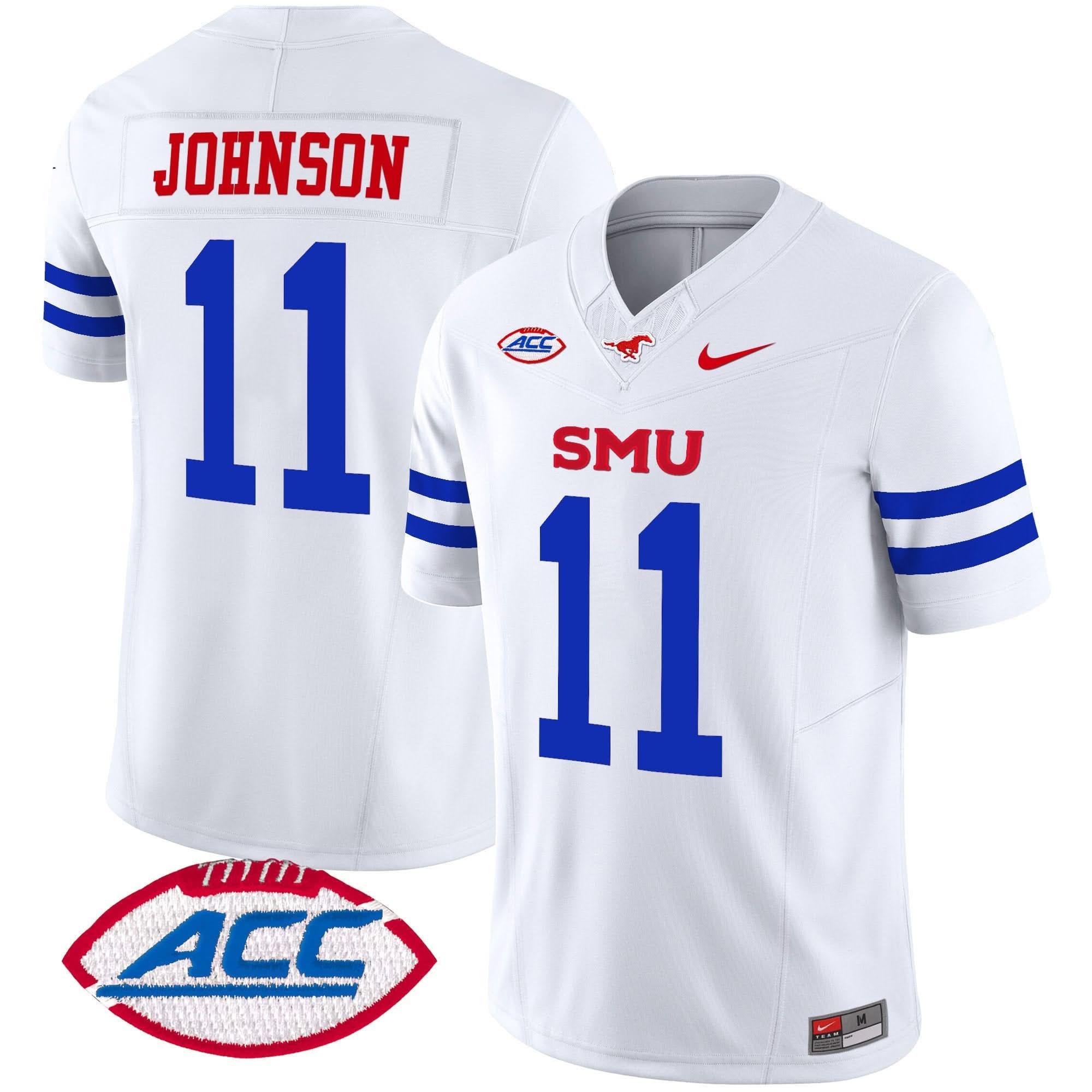 SMU Mustangs 2025 Vapor Limited Jersey - All Stitched - Image 10