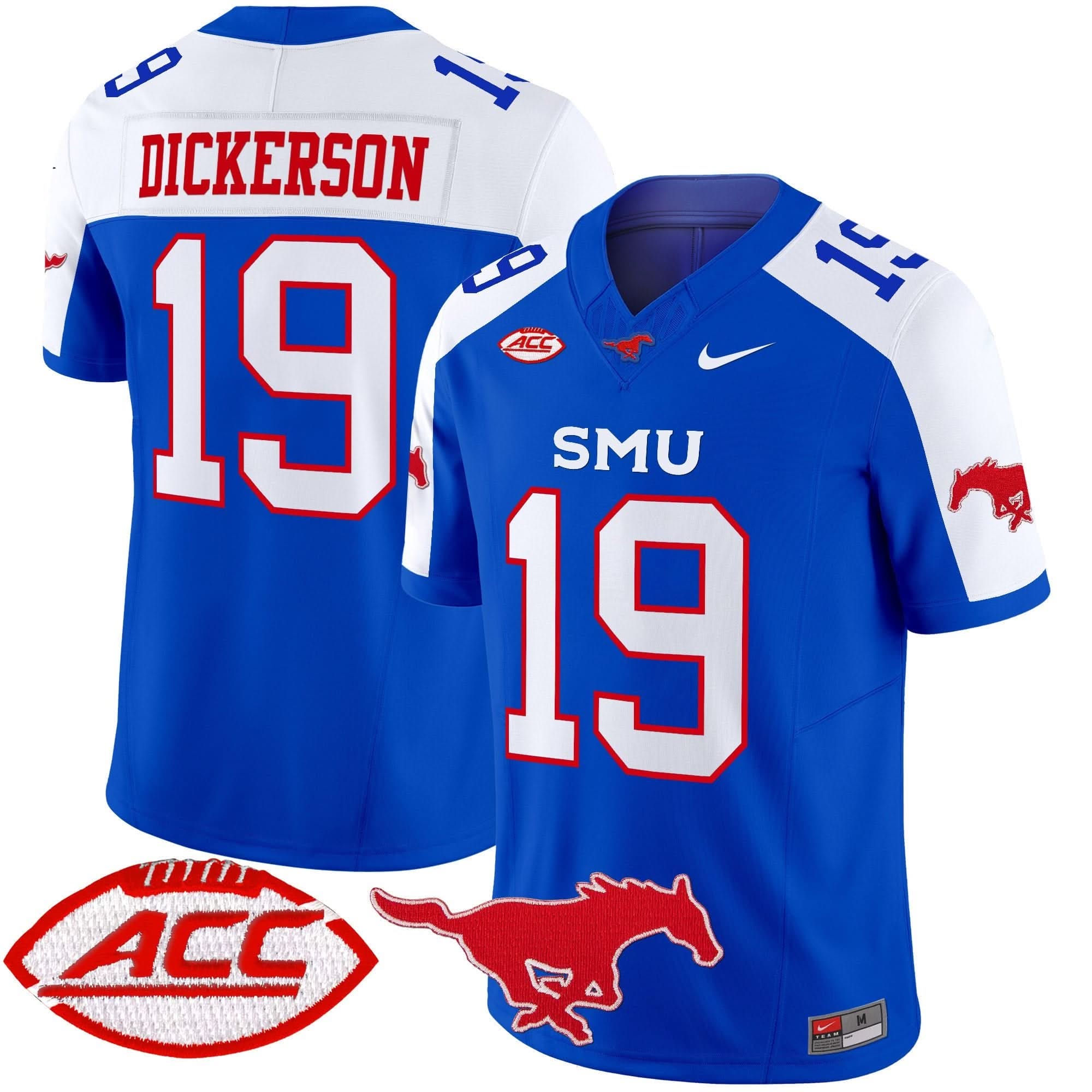 SMU Mustangs 2025 Vapor Limited Jersey - All Stitched - Image 31