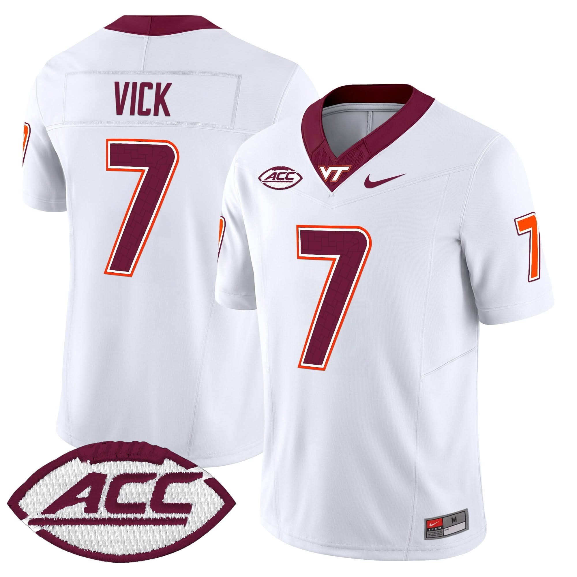 Virginia Tech Hokies 2025 Vapor Limited Jersey - All Stitched - Image 31