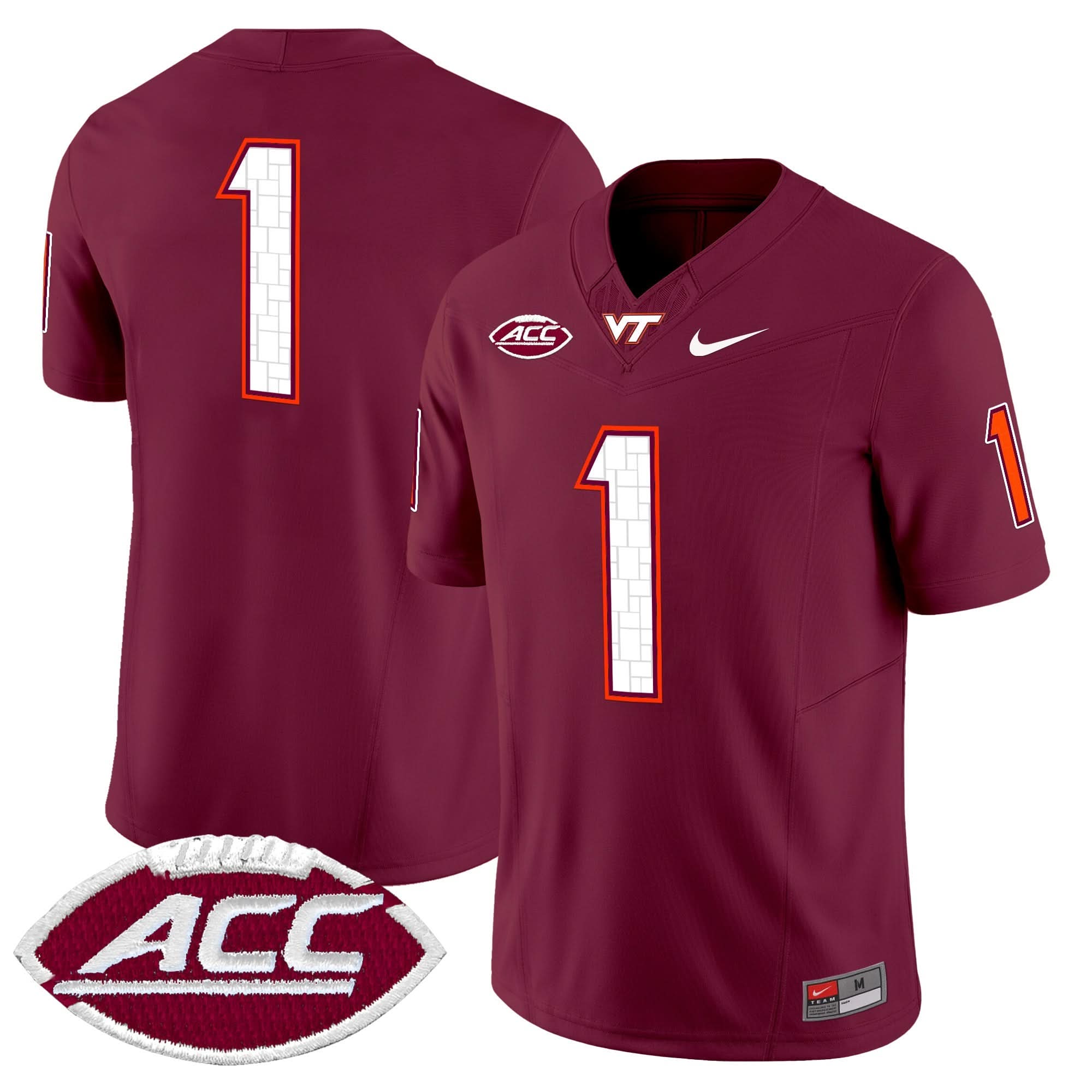 Virginia Tech Hokies 2025 Vapor Limited Jersey - All Stitched - Image 39
