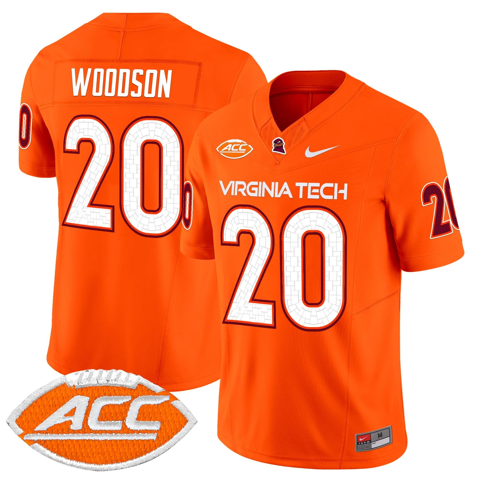 Virginia Tech Hokies 2025 Vapor Limited Jersey - All Stitched - Image 3