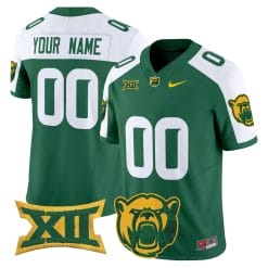 Custom Baylor Bears Jersey Name, Number 2025 Vapor Limited - All Stitched