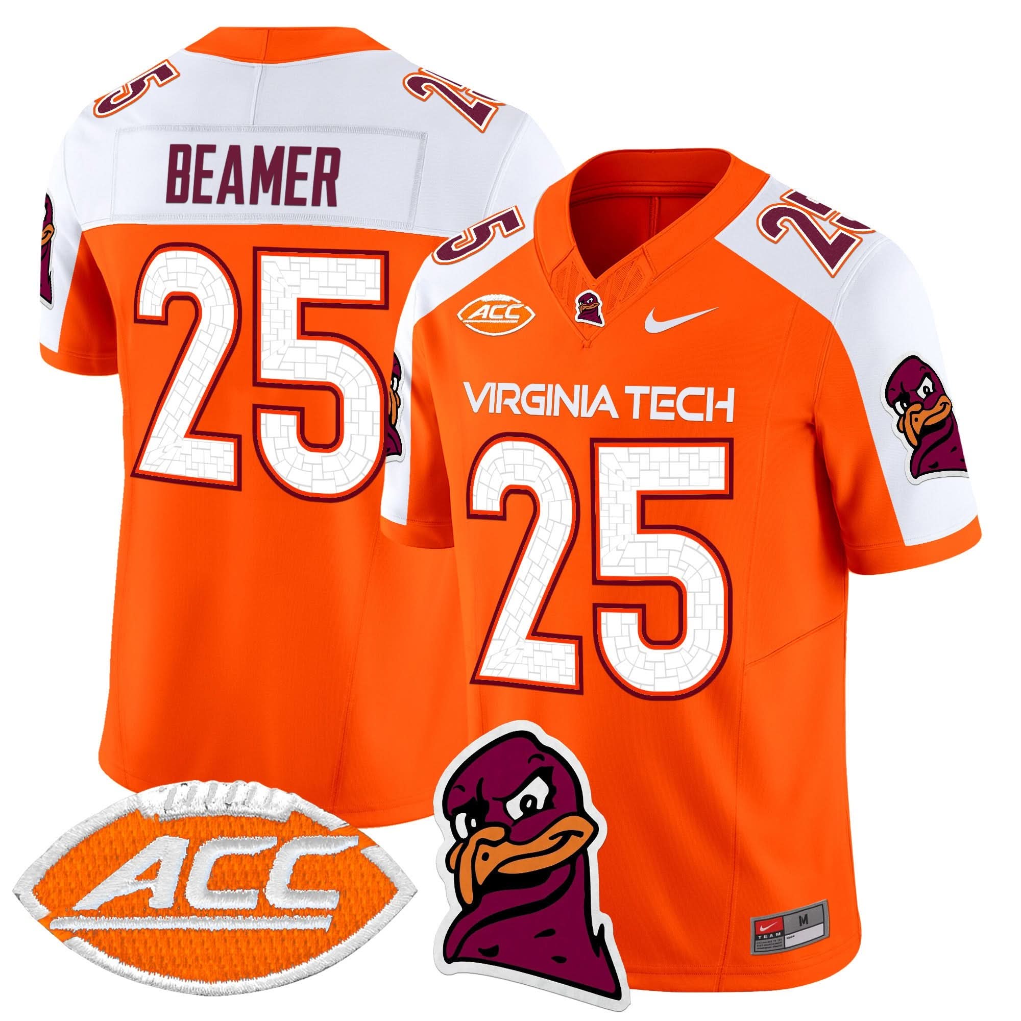 Virginia Tech Hokies 2025 Vapor Limited Jersey - All Stitched - Image 21