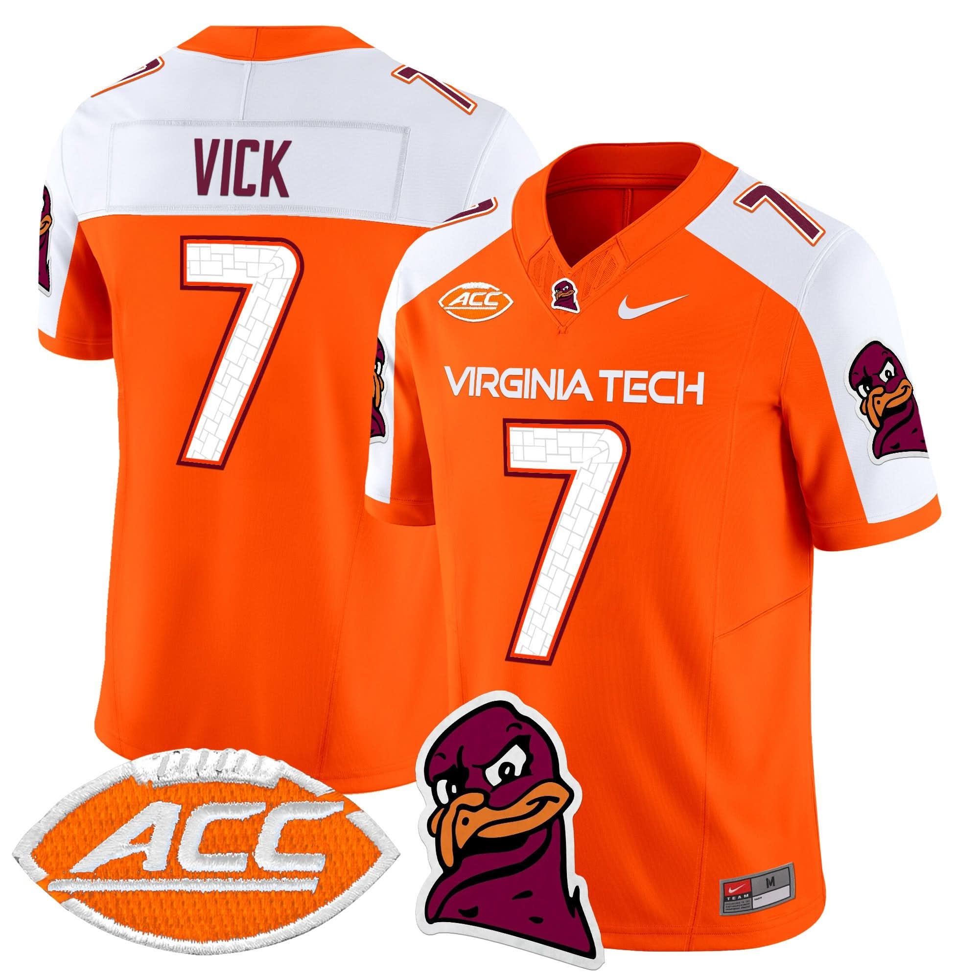 Virginia Tech Hokies 2025 Vapor Limited Jersey - All Stitched - Image 22