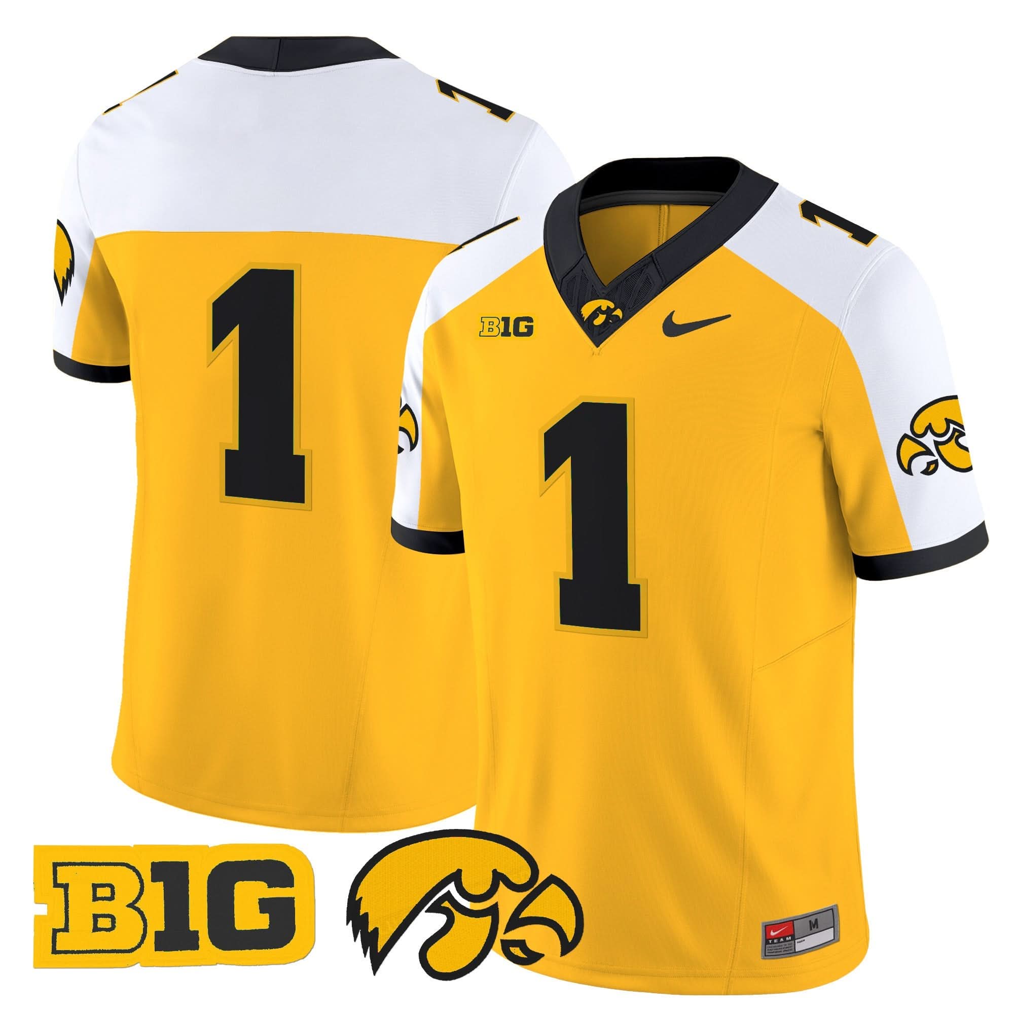 Iowa Hawkeyes 2025 Vapor Limited Jersey - All Stitched - Image 12
