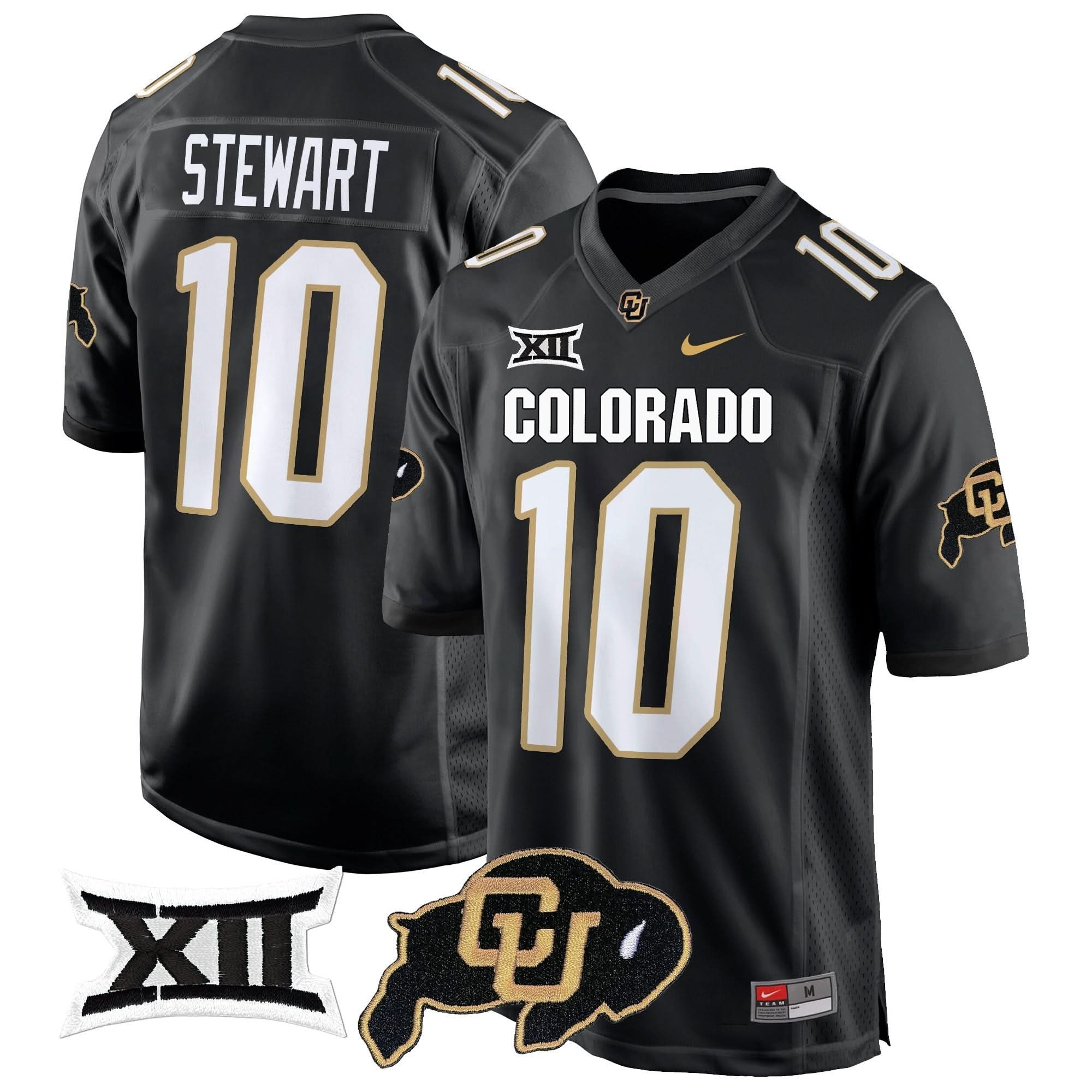 Colorado Buffaloes Big 12 XII Patch Game Jersey V2 - All Stitched - Image 6