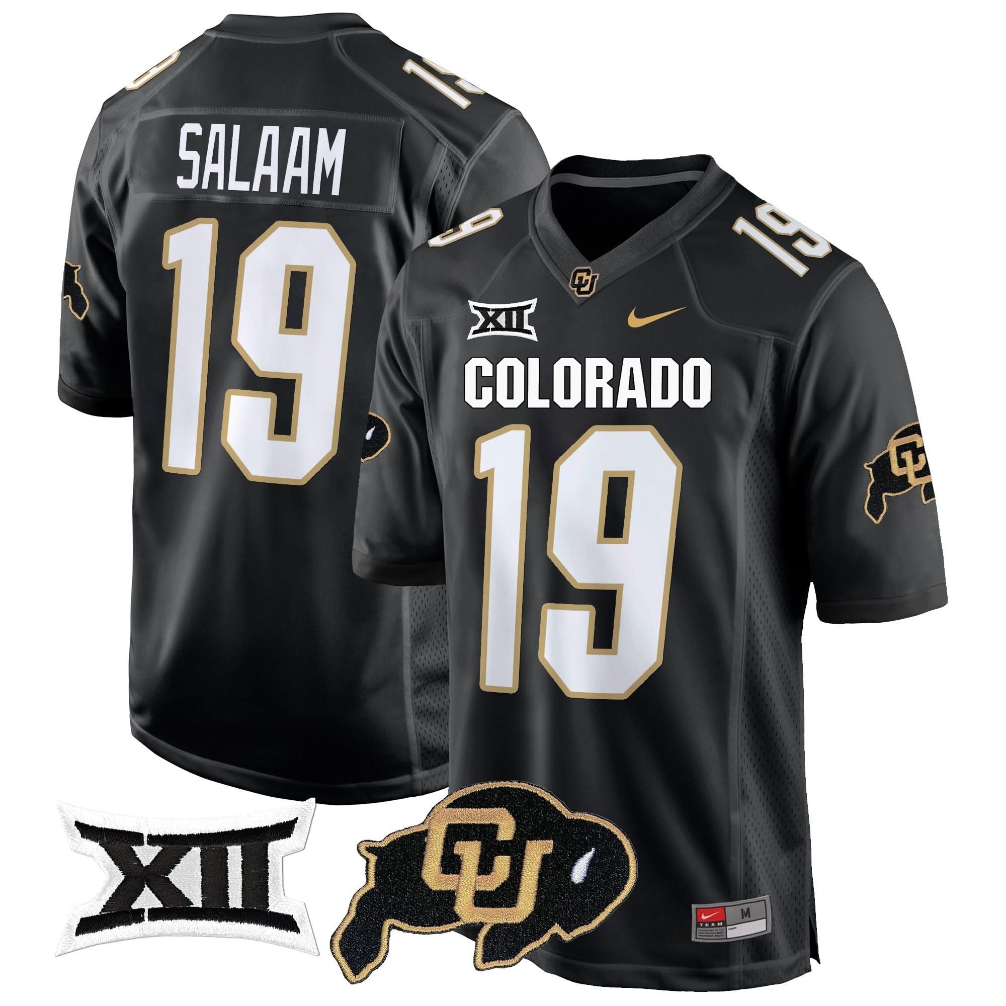 Colorado Buffaloes Big 12 XII Patch Game Jersey V2 - All Stitched - Image 5