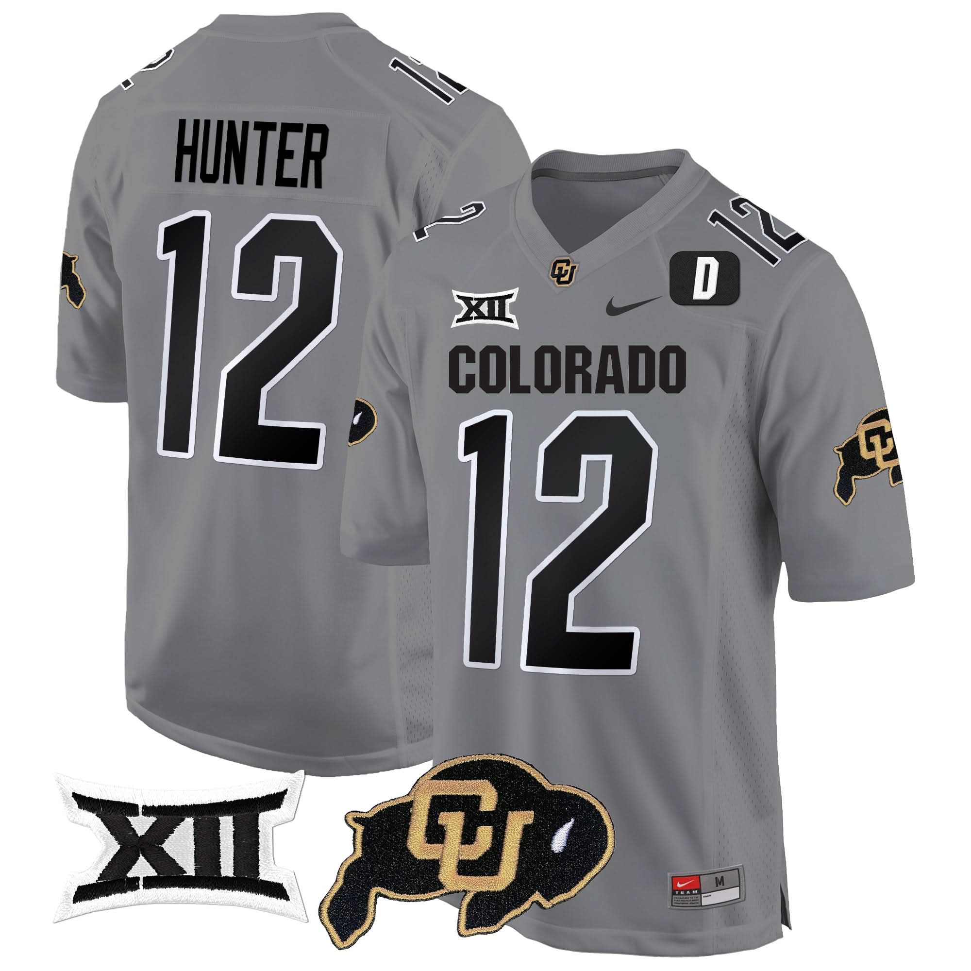 Colorado Buffaloes Big 12 XII Patch Game Jersey V2 - All Stitched - Image 19