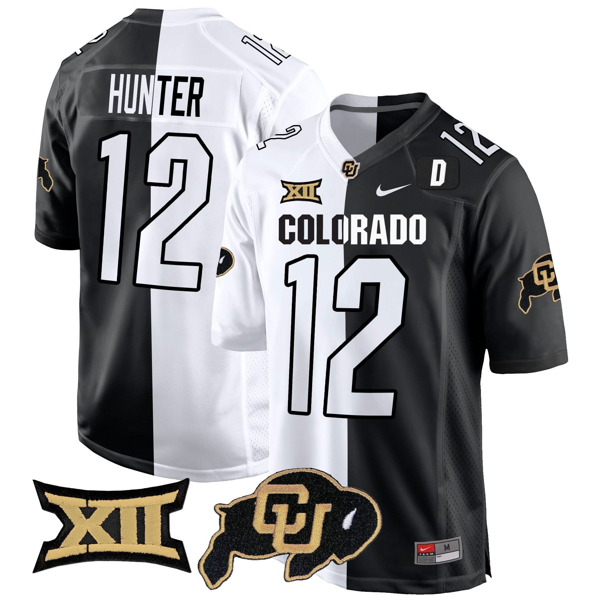 Colorado Buffaloes Big 12 XII Patch Game Jersey V2 - All Stitched - Image 37