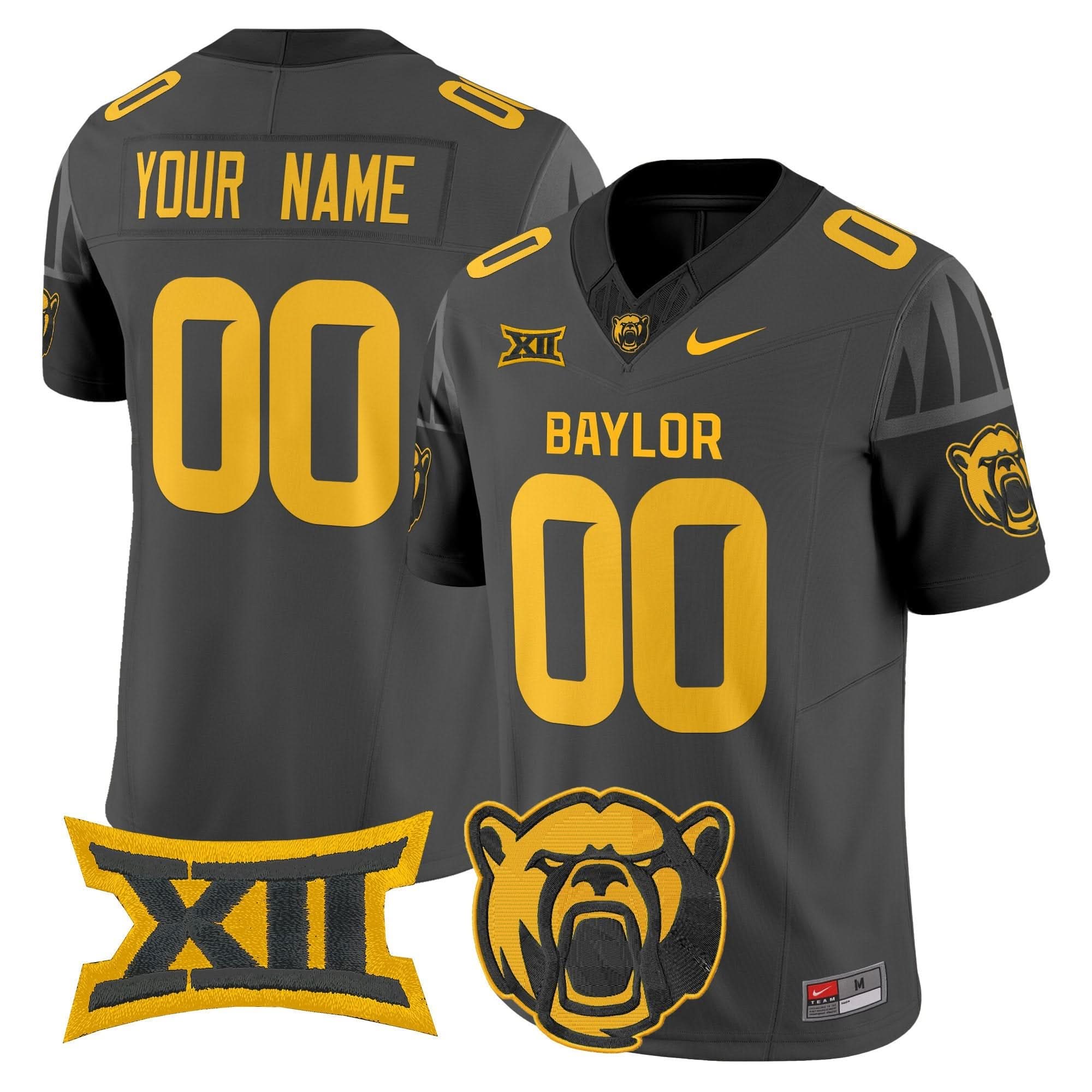 Custom Baylor Bears Jersey Name, Number 2025 Vapor Limited V2 - All Stitched - Image 2
