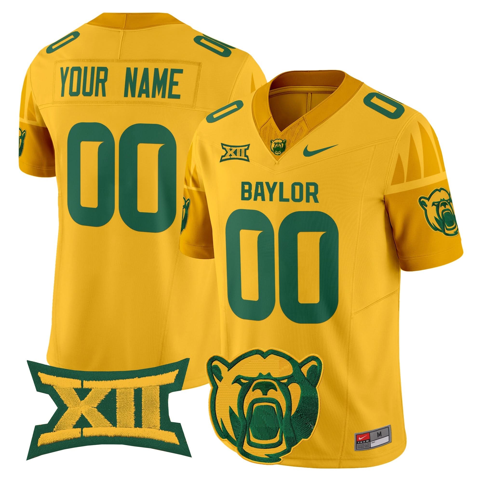 Custom Baylor Bears Jersey Name, Number 2025 Vapor Limited V2 - All Stitched - Image 4