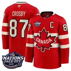 Alternative view of Men Canada 4 Nations Face-Off 2025 Premium Jersey - All Stitched