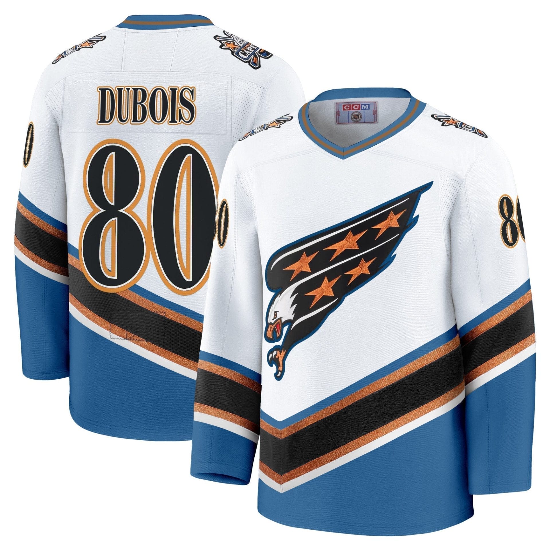 Men Washington Capitals Screaming Eagle Jersey Collection (1995-2024) - All Stitched - Image 9
