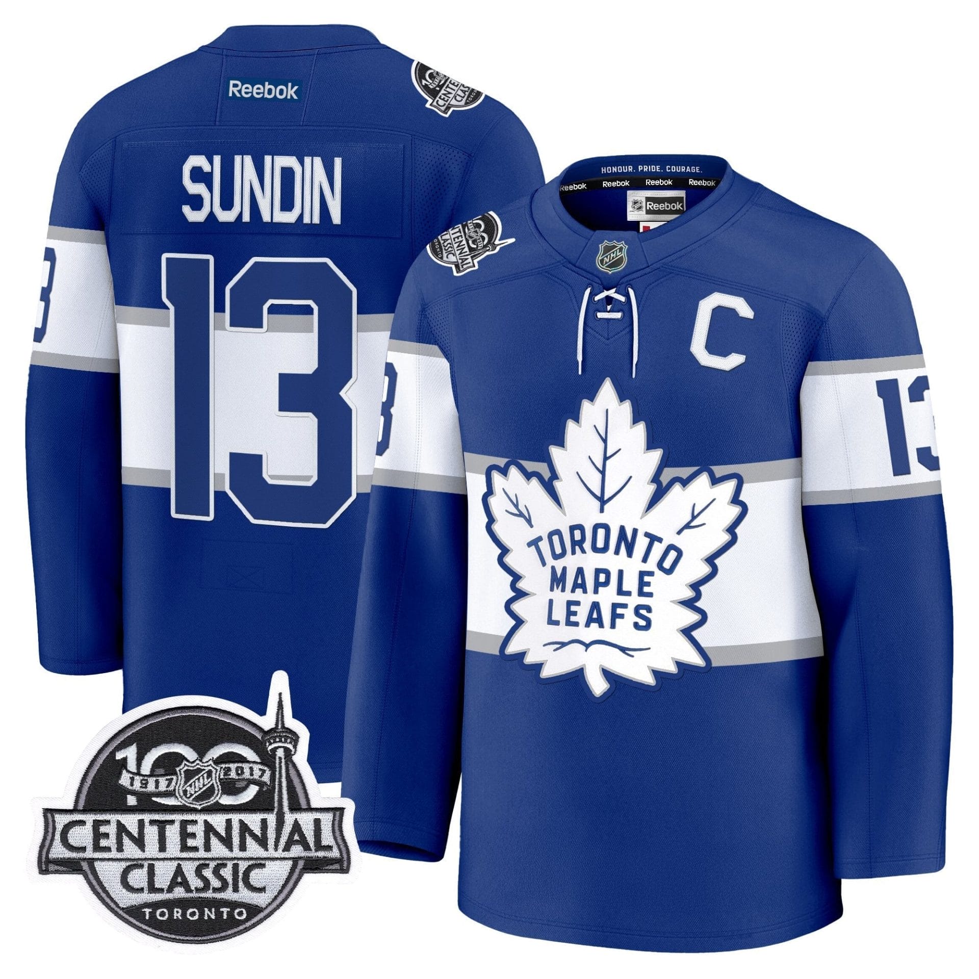 Toronto Maple Leafs Timeless Premium Jersey - All Stitched - Image 5