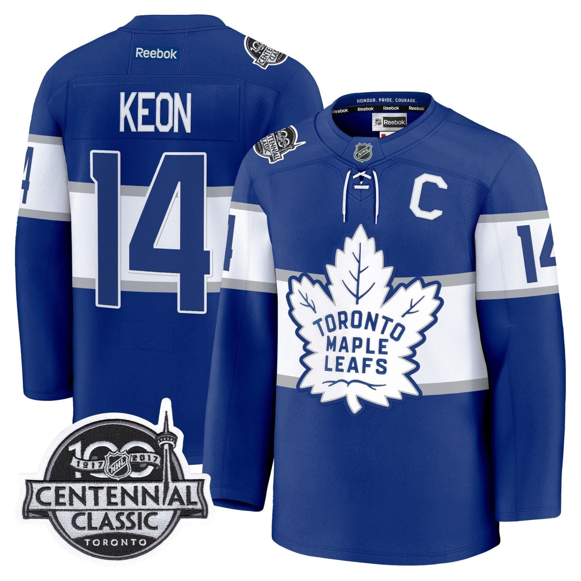 Toronto Maple Leafs Timeless Premium Jersey - All Stitched - Image 3