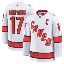 Alternative view of Carolina Hurricanes 2025 - 26 Premium Jersey - All Stitched