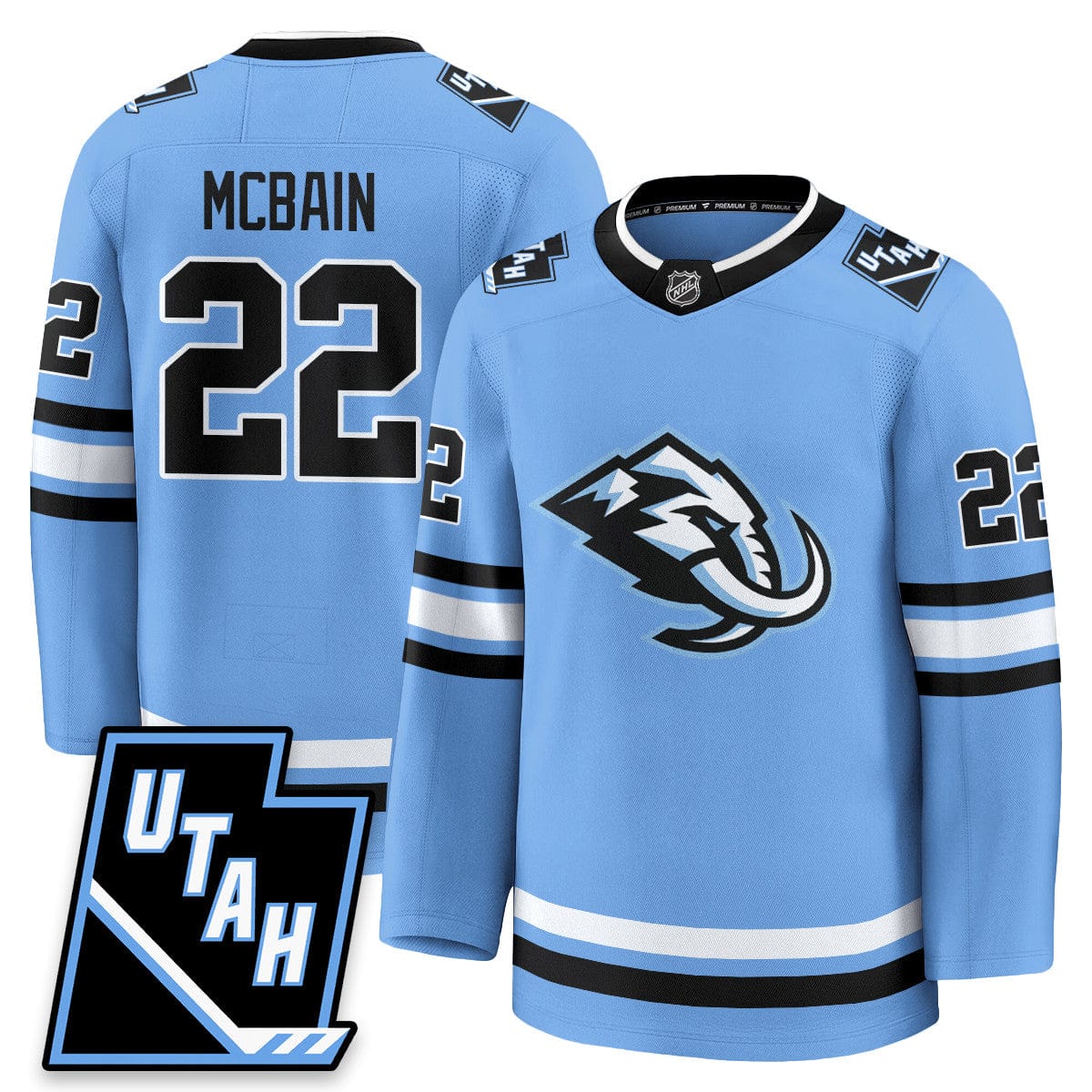 Alternative view of Men Utah Hockey ‘Mammoth’ 2025 Limited Jersey - All Stitched