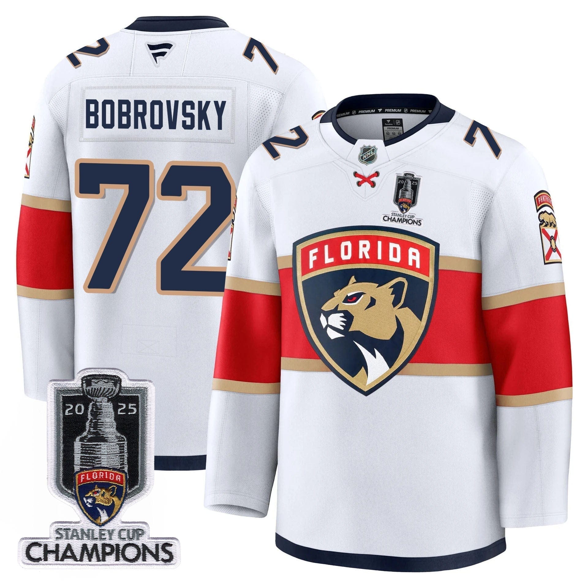 Florida Panthers 2025 Stanley Cup Champions Jersey - All Stitched - Image 15