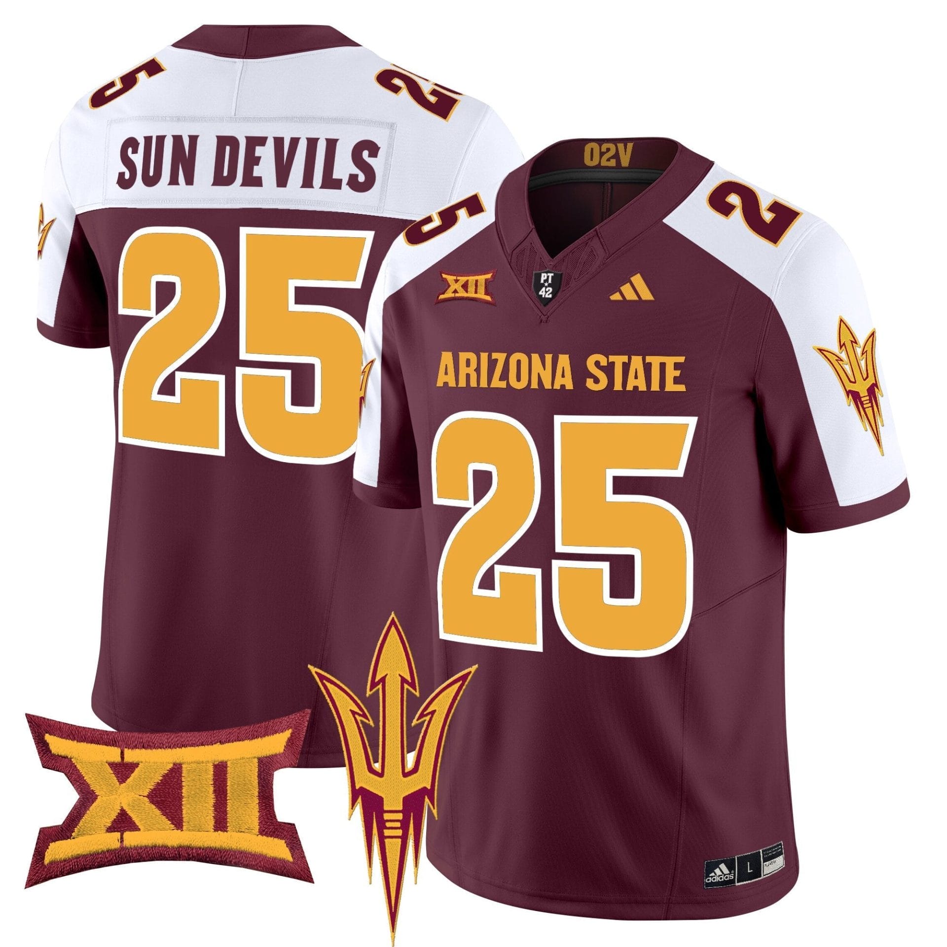 Arizona State Sun Devils 2025 Vapor Limited Jersey - All Stitched - Image 39